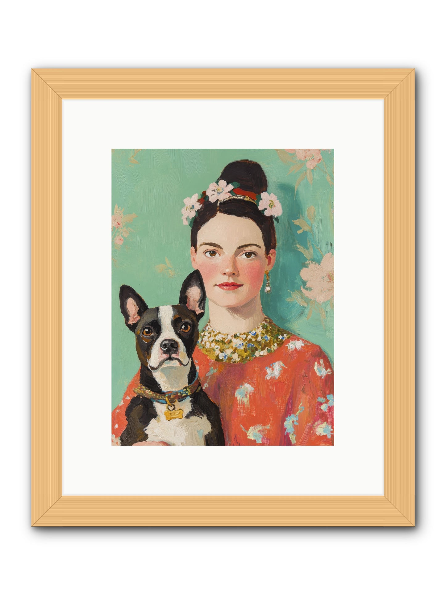 Riddle Me This Love -- Framed Print - Natural 9x12