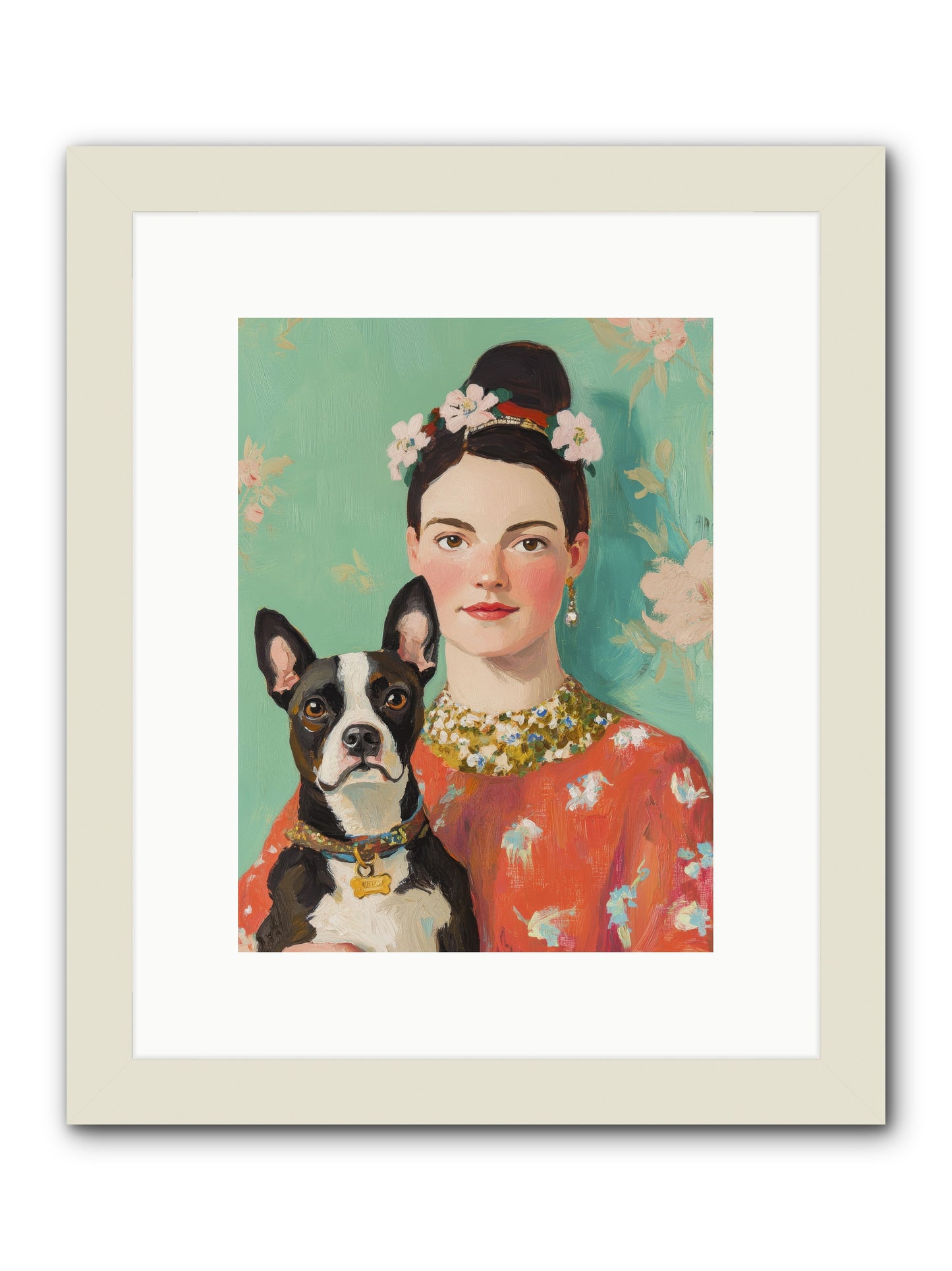 Riddle Me This Love -- Framed Print - White 9x12