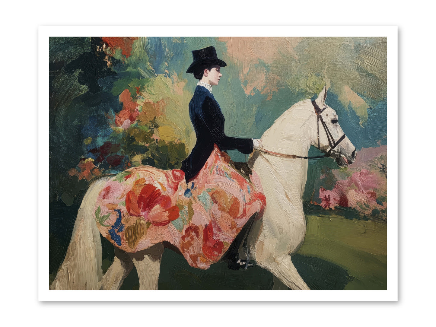 Riding Into the Weekend -- Paper Print 32x24