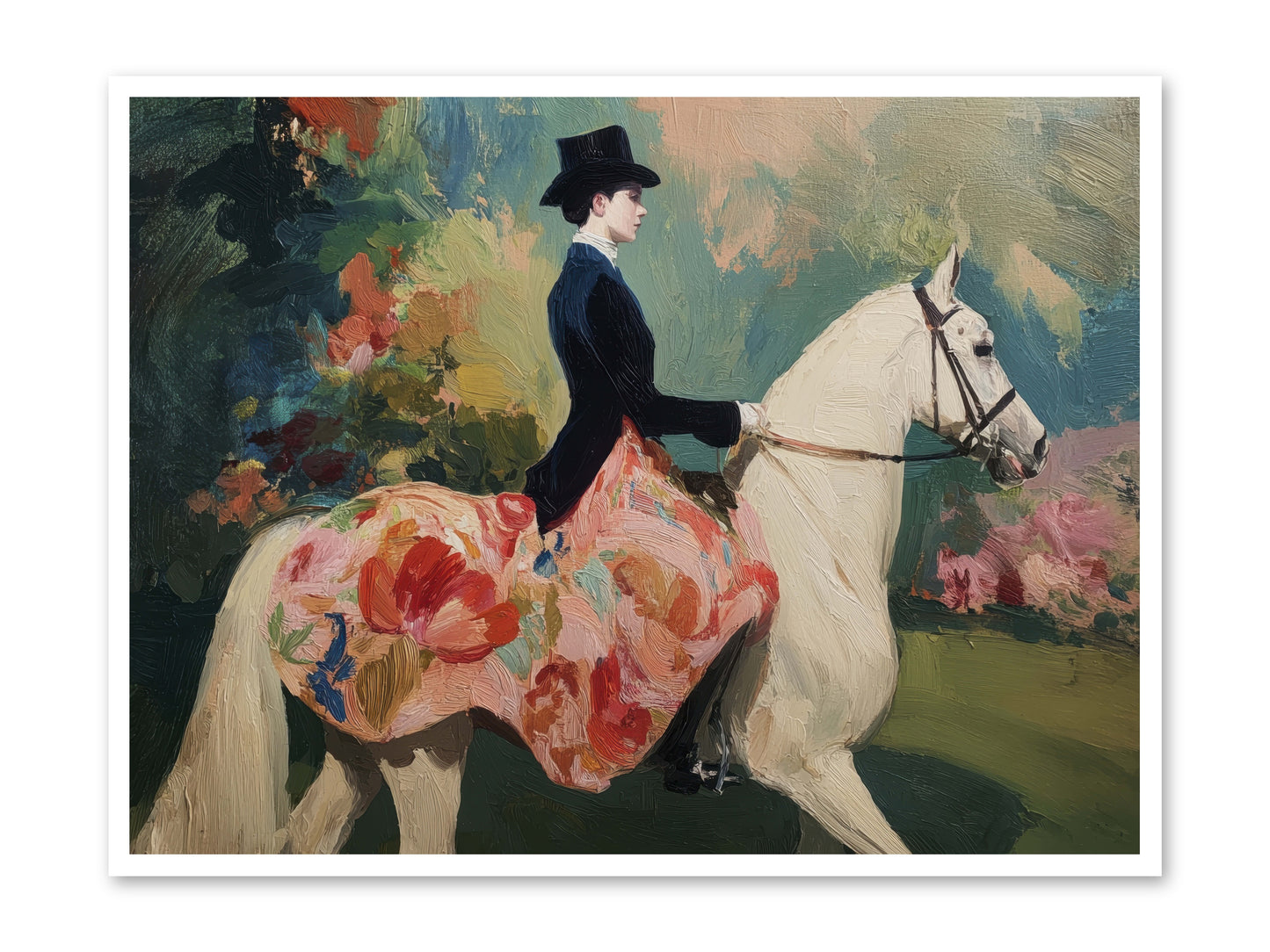 Riding Into the Weekend -- Paper Print 48x36