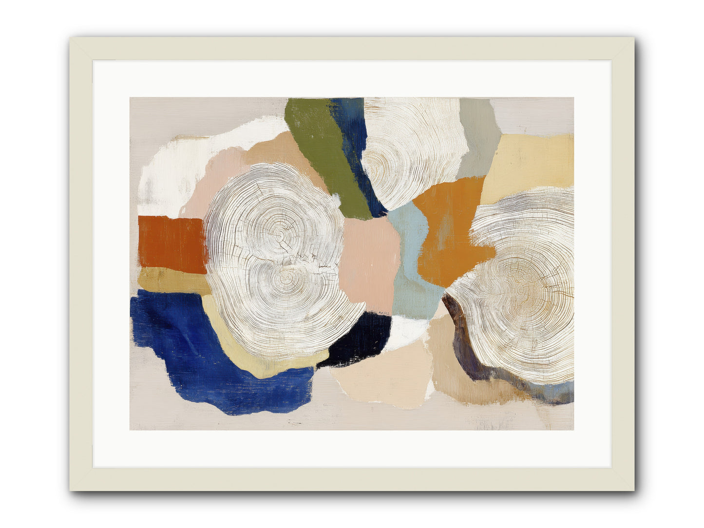 Ripple -- Framed Print - White 24x18