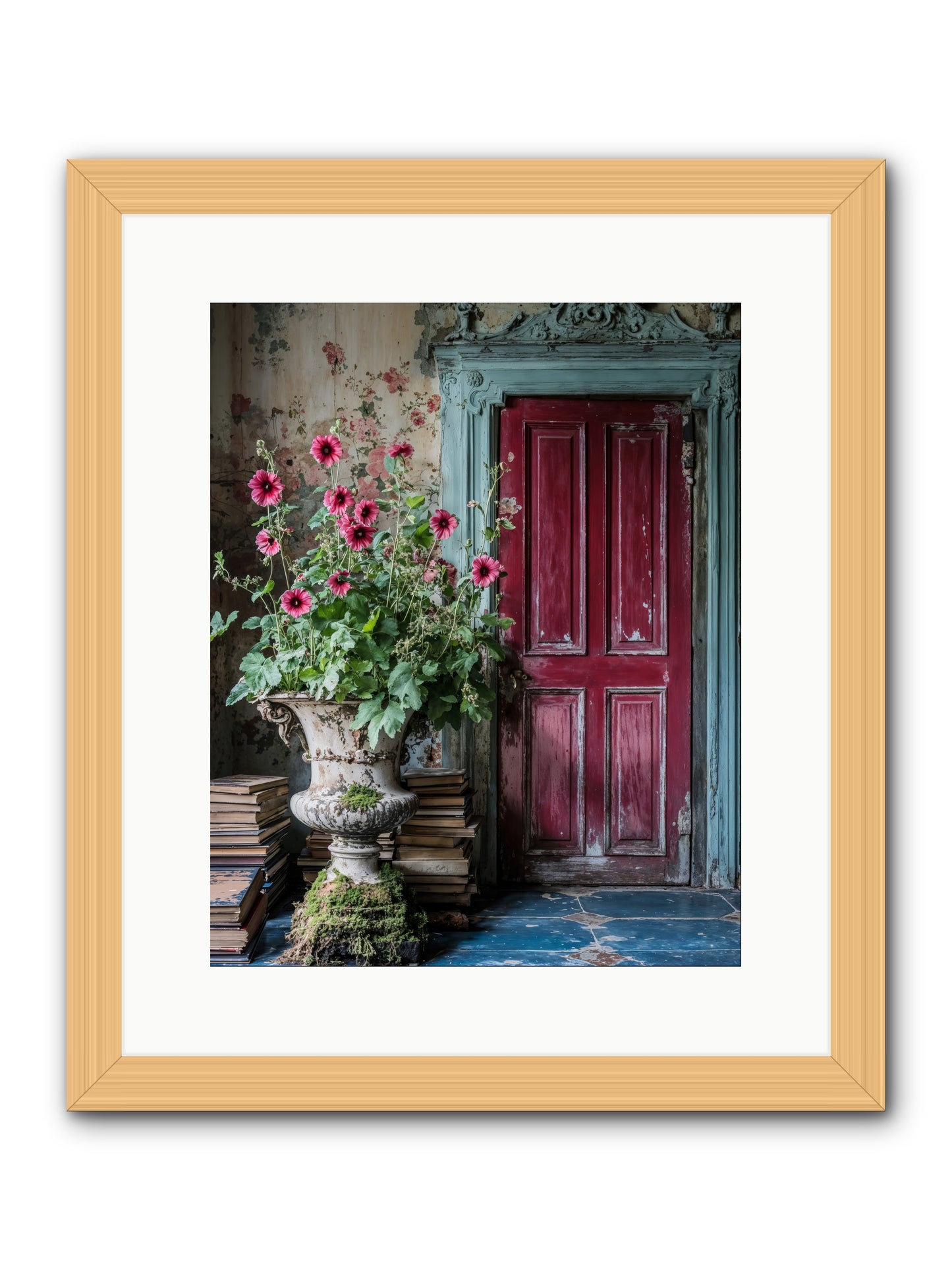 Rise Of Wild Grace -- Framed Print - Natural 12x15
