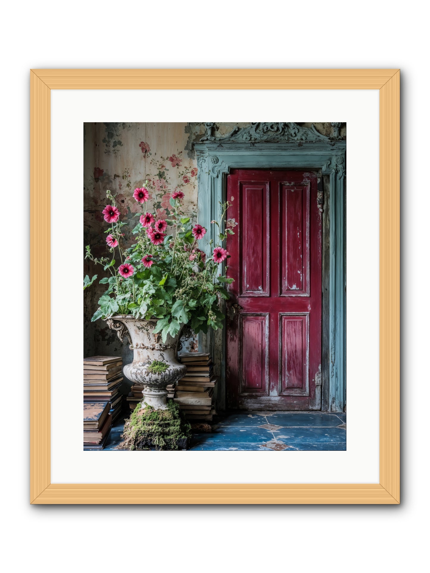 Rise Of Wild Grace -- Framed Print - Natural 16x20
