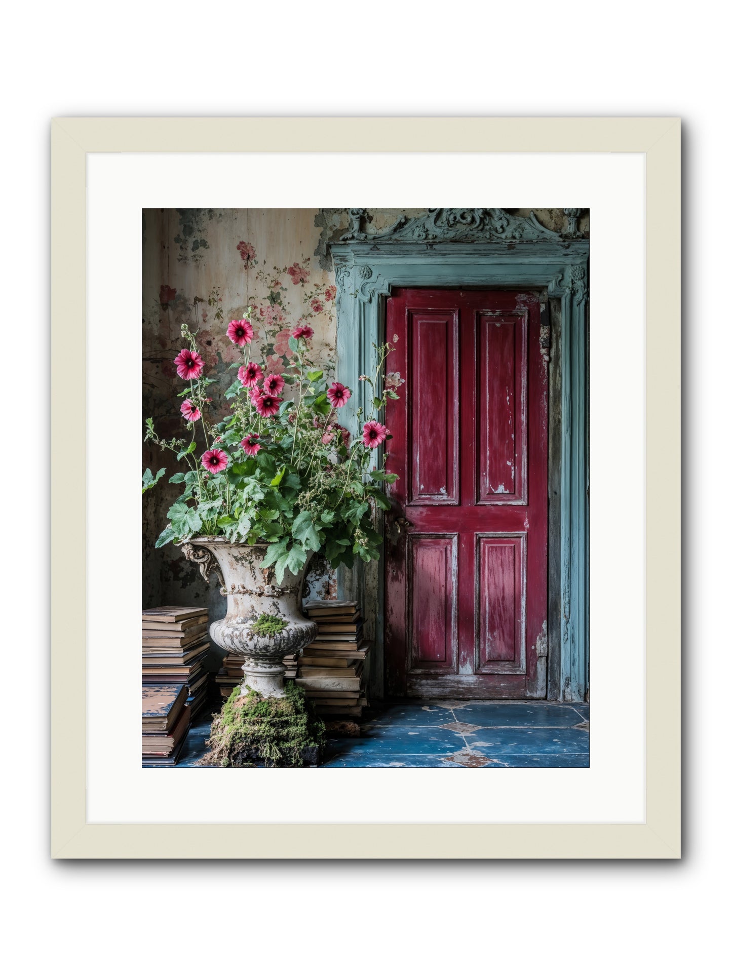 Rise Of Wild Grace -- Framed Print - White 16x20