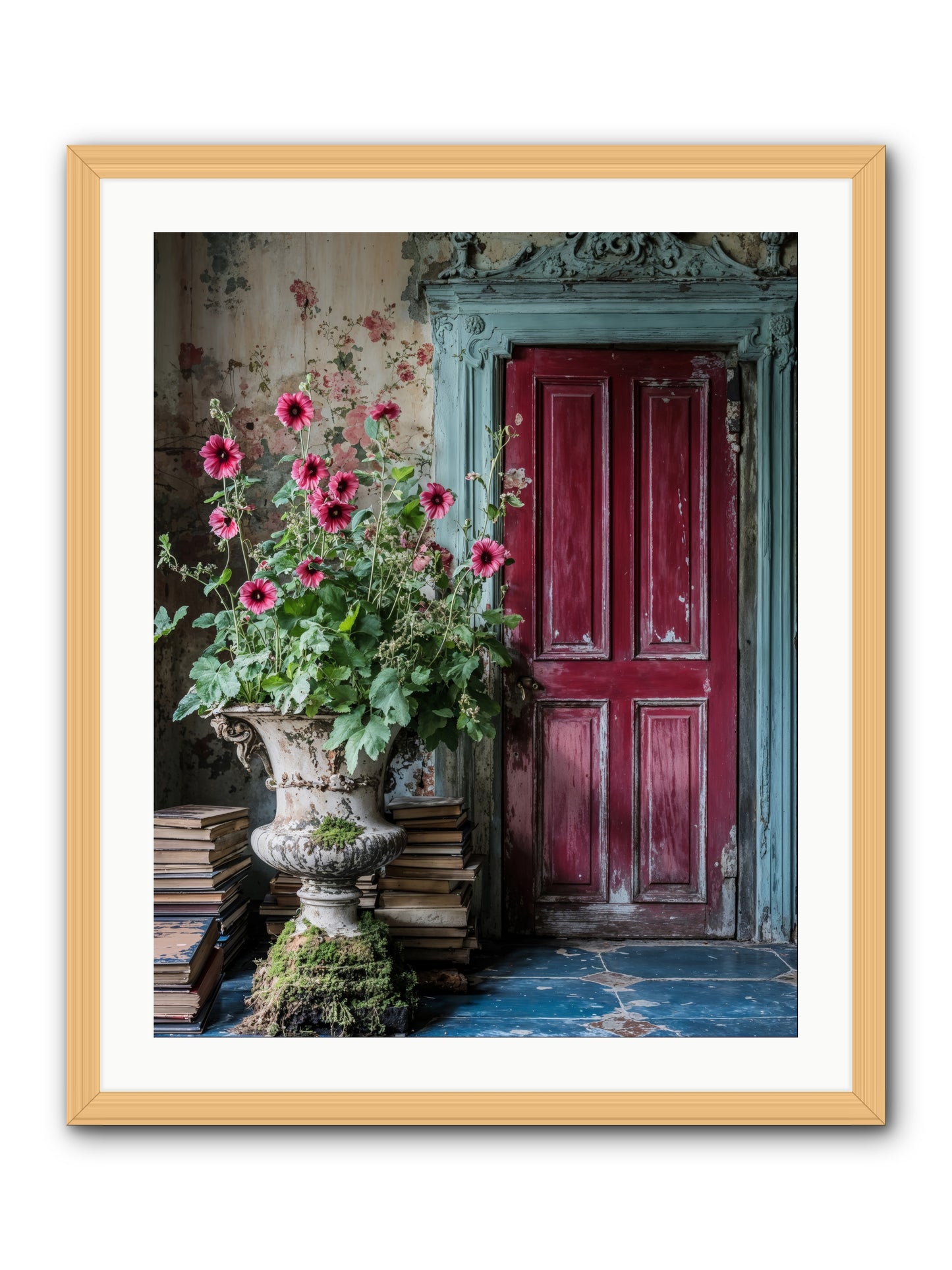 Rise Of Wild Grace -- Framed Print - Natural 24x30