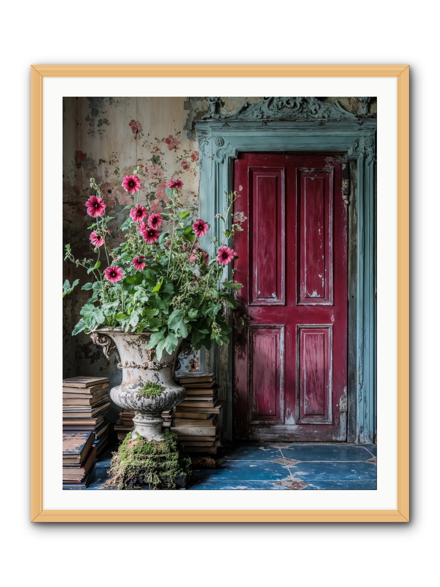 Rise Of Wild Grace -- Framed Print - Natural 32x40