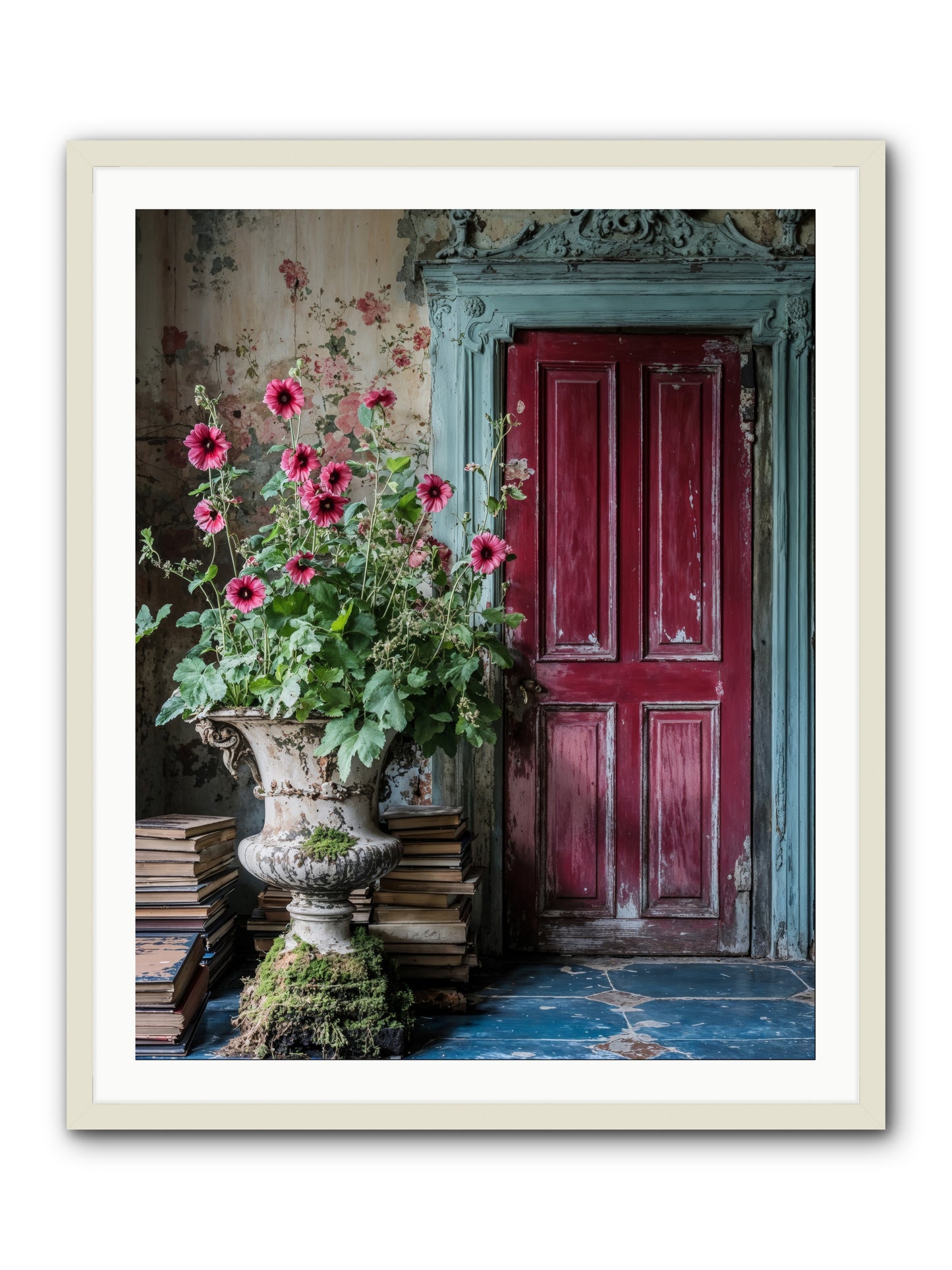 Rise Of Wild Grace -- Framed Print - White 32x40