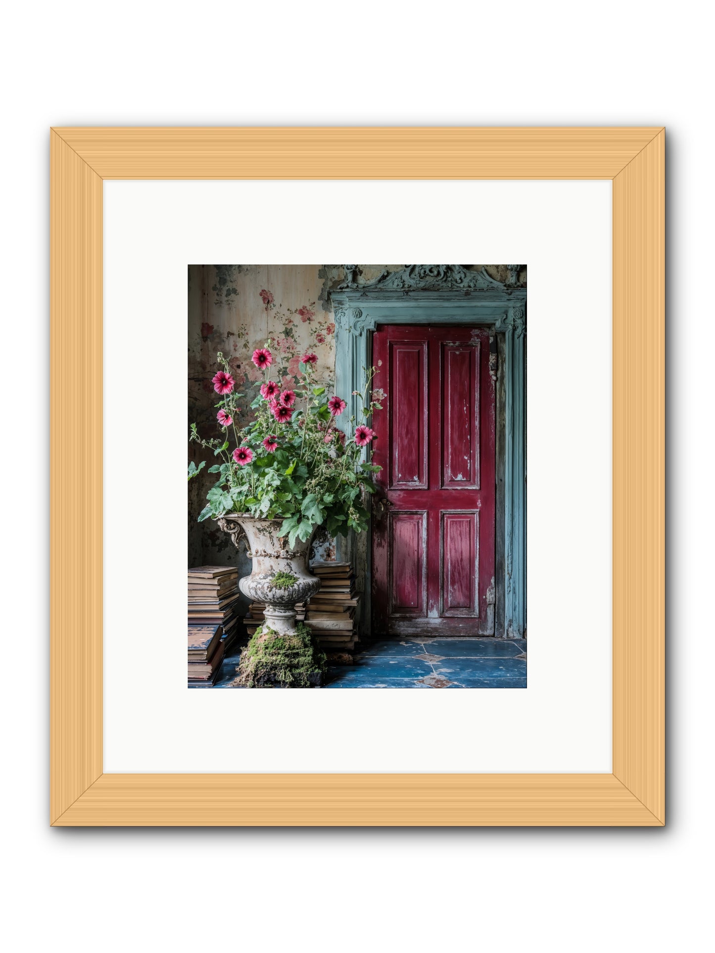Rise Of Wild Grace -- Framed Print - Natural 8x10