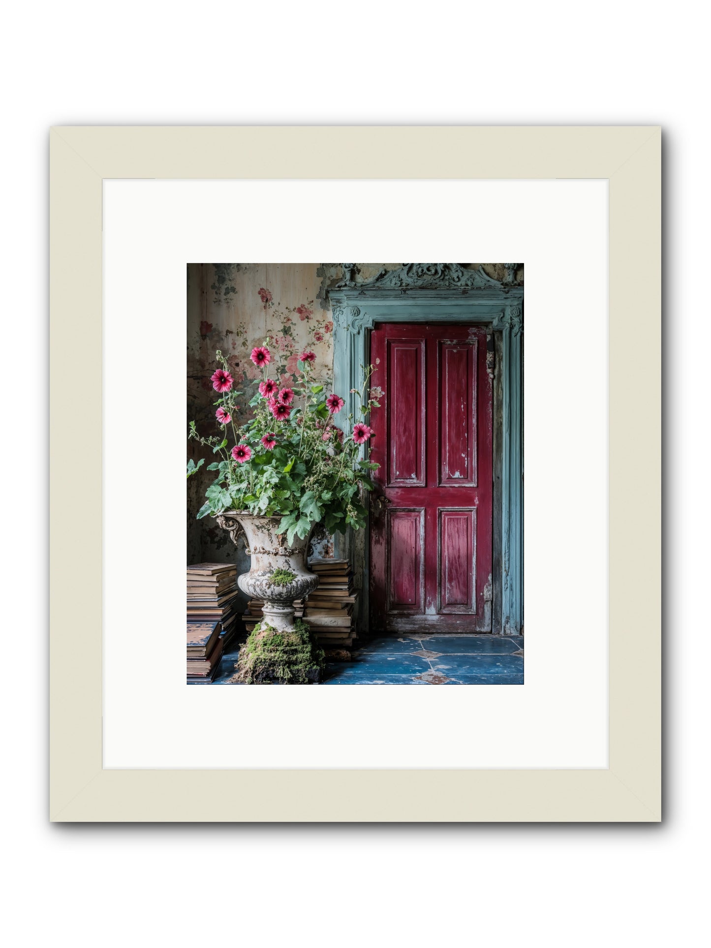 Rise Of Wild Grace -- Framed Print - White 8x10