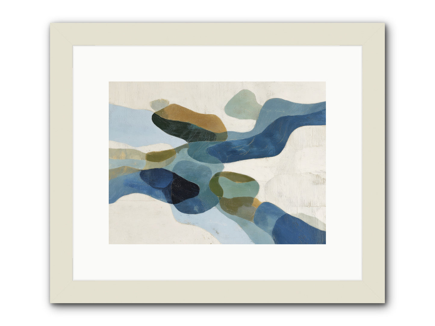 Ritual Sparrow -- Framed Print - White 12x9