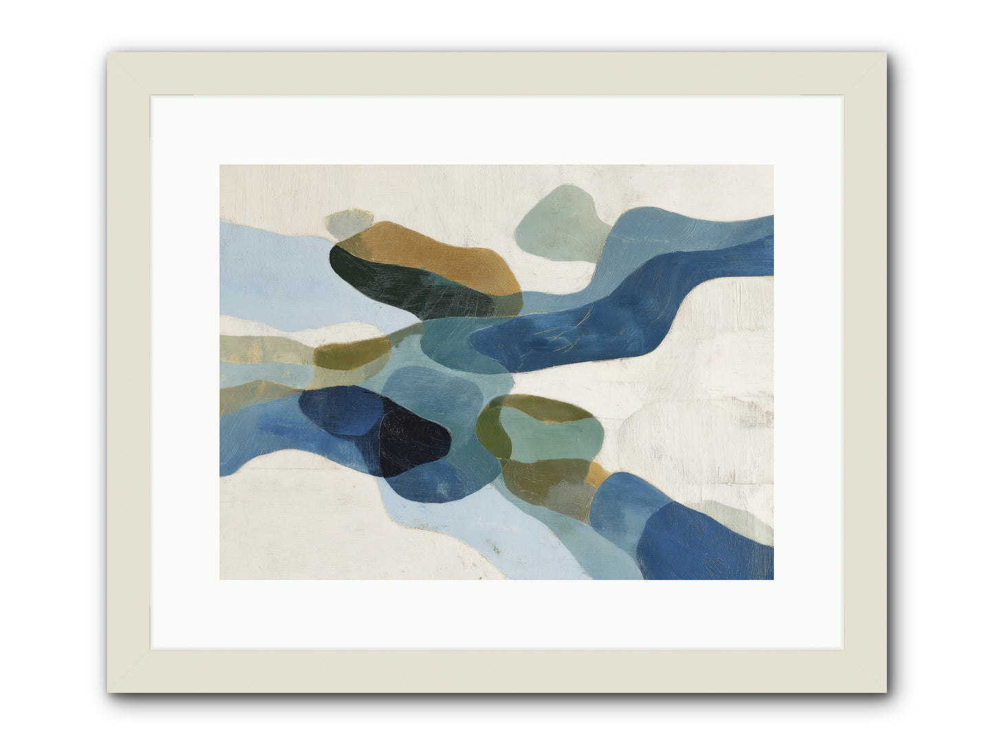 Ritual Sparrow -- Framed Print - White 16x12