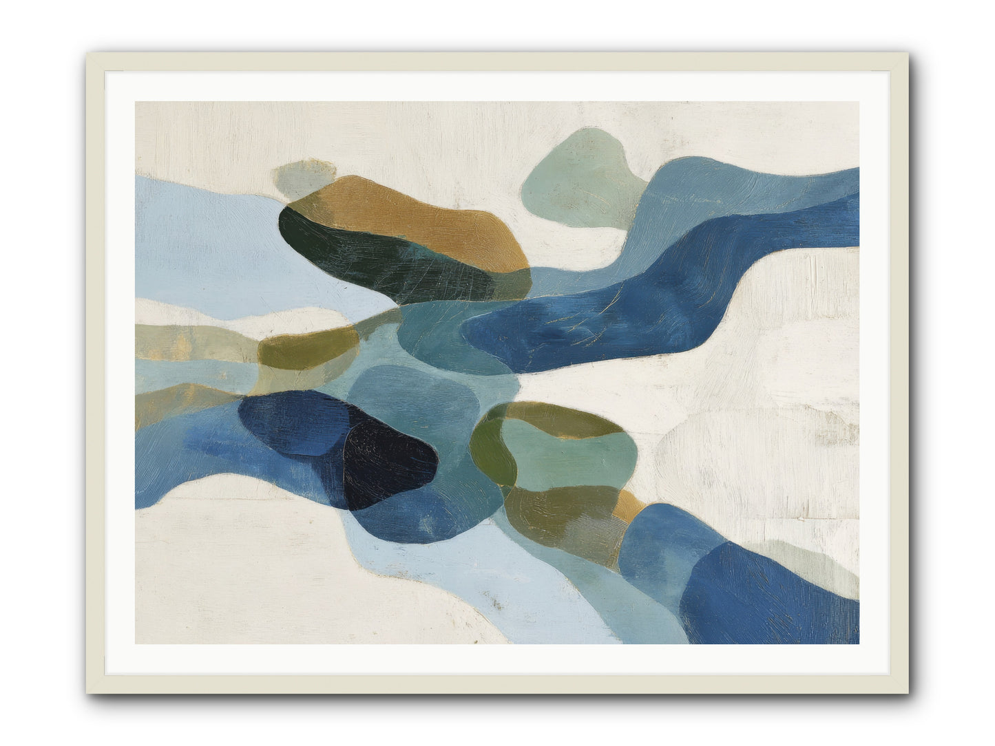 Ritual Sparrow -- Framed Print - White 48x36
