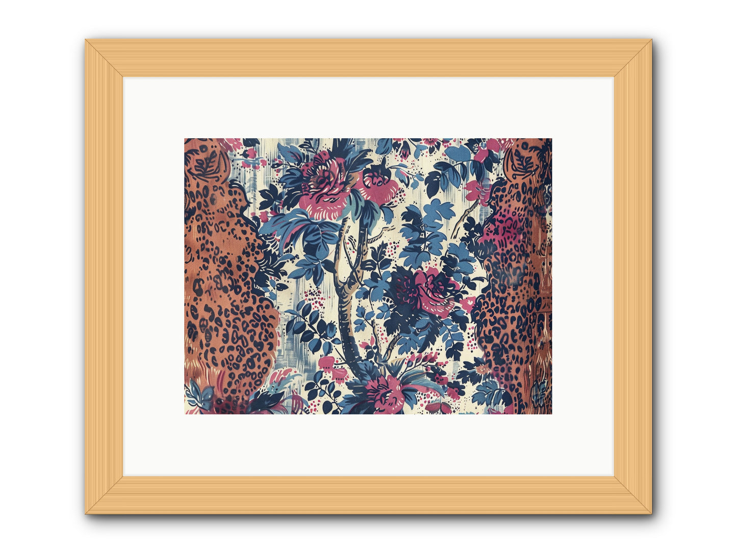 Rivage -- Framed Print - Natural 12x9