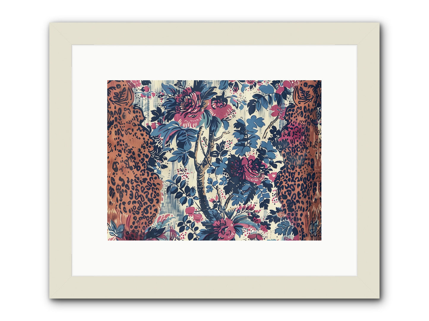 Rivage -- Framed Print - White 12x9