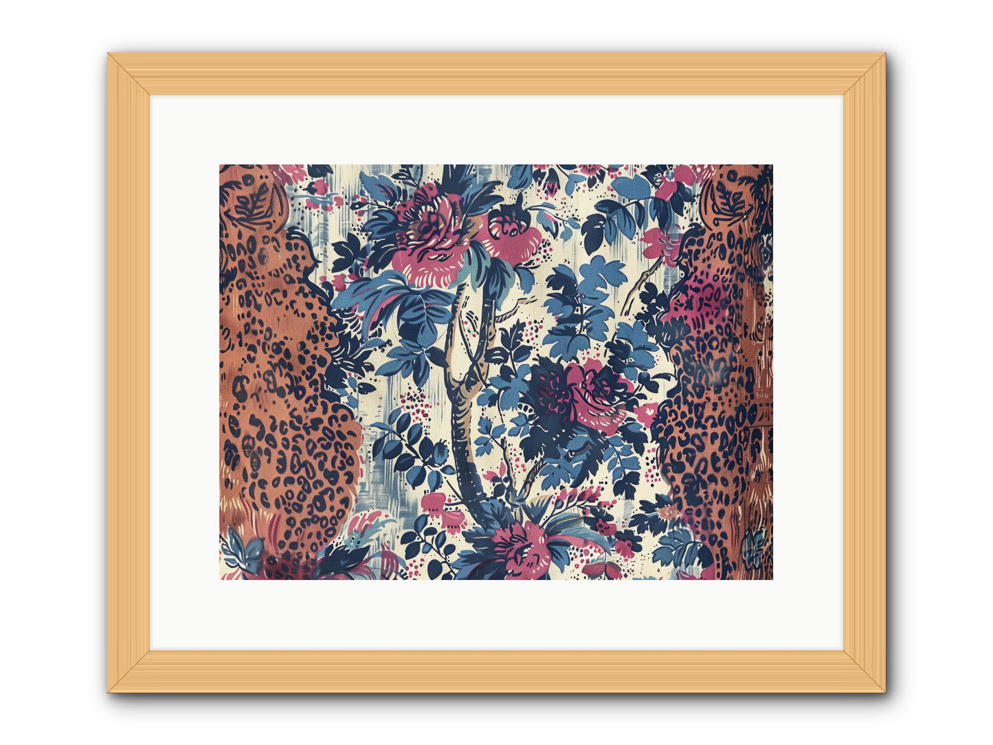 Rivage -- Framed Print - Natural 16x12