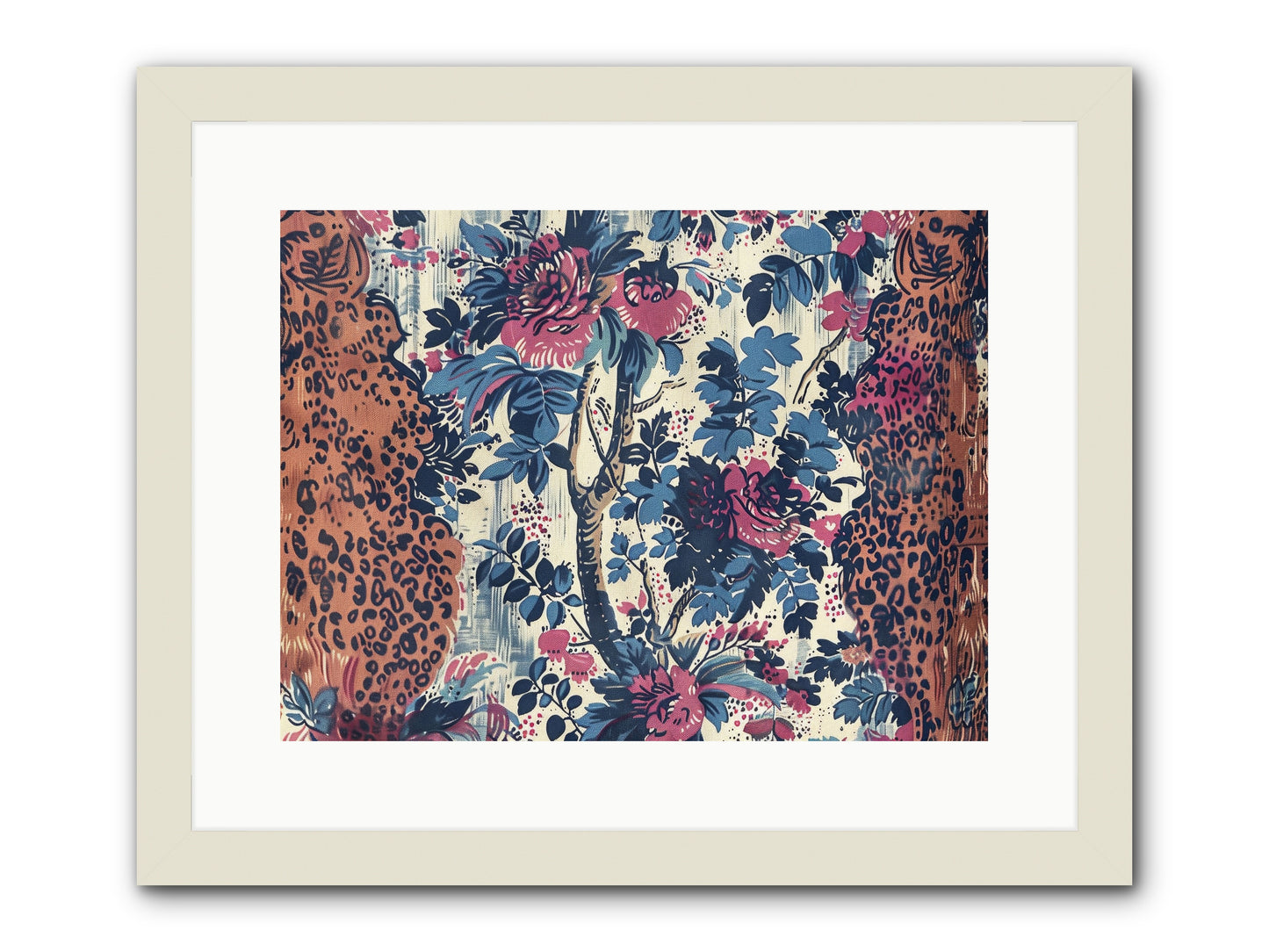 Rivage -- Framed Print - White 16x12