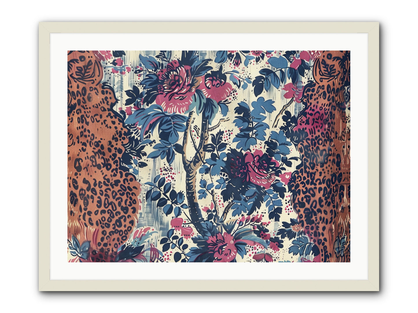 Rivage -- Framed Print - White 32x24