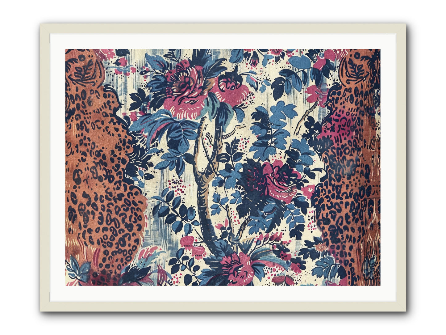Rivage -- Framed Print - White 40x30