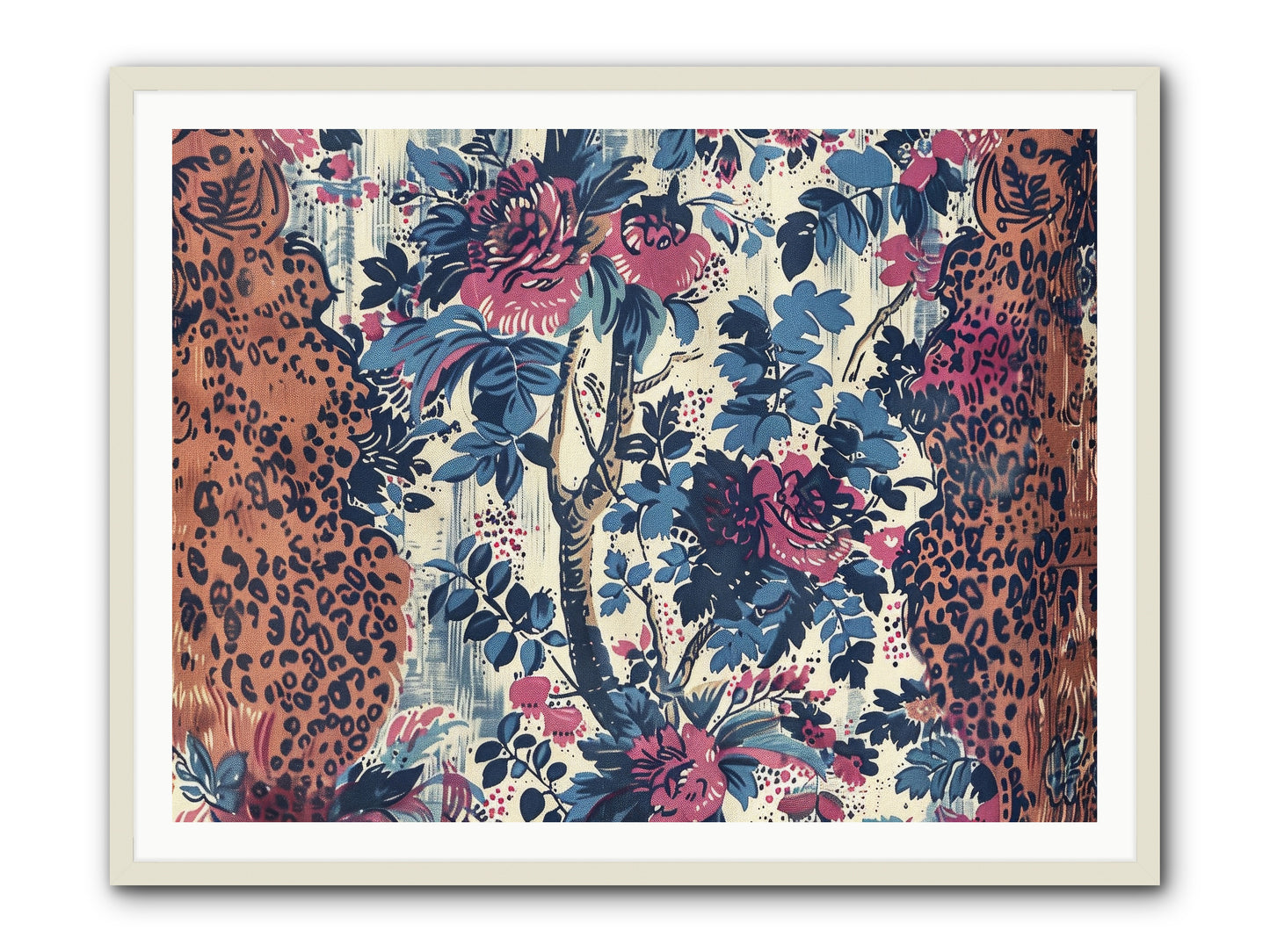 Rivage -- Framed Print - White 48x36