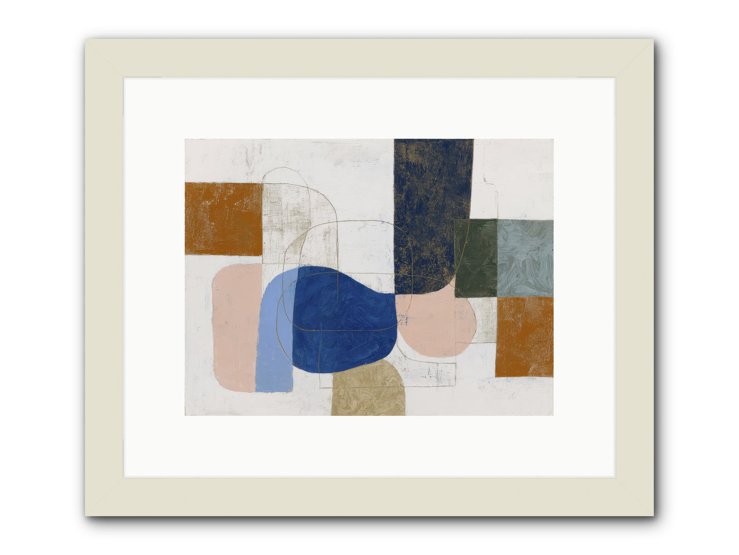Rivenhall Moor -- Framed Print - White 12x9