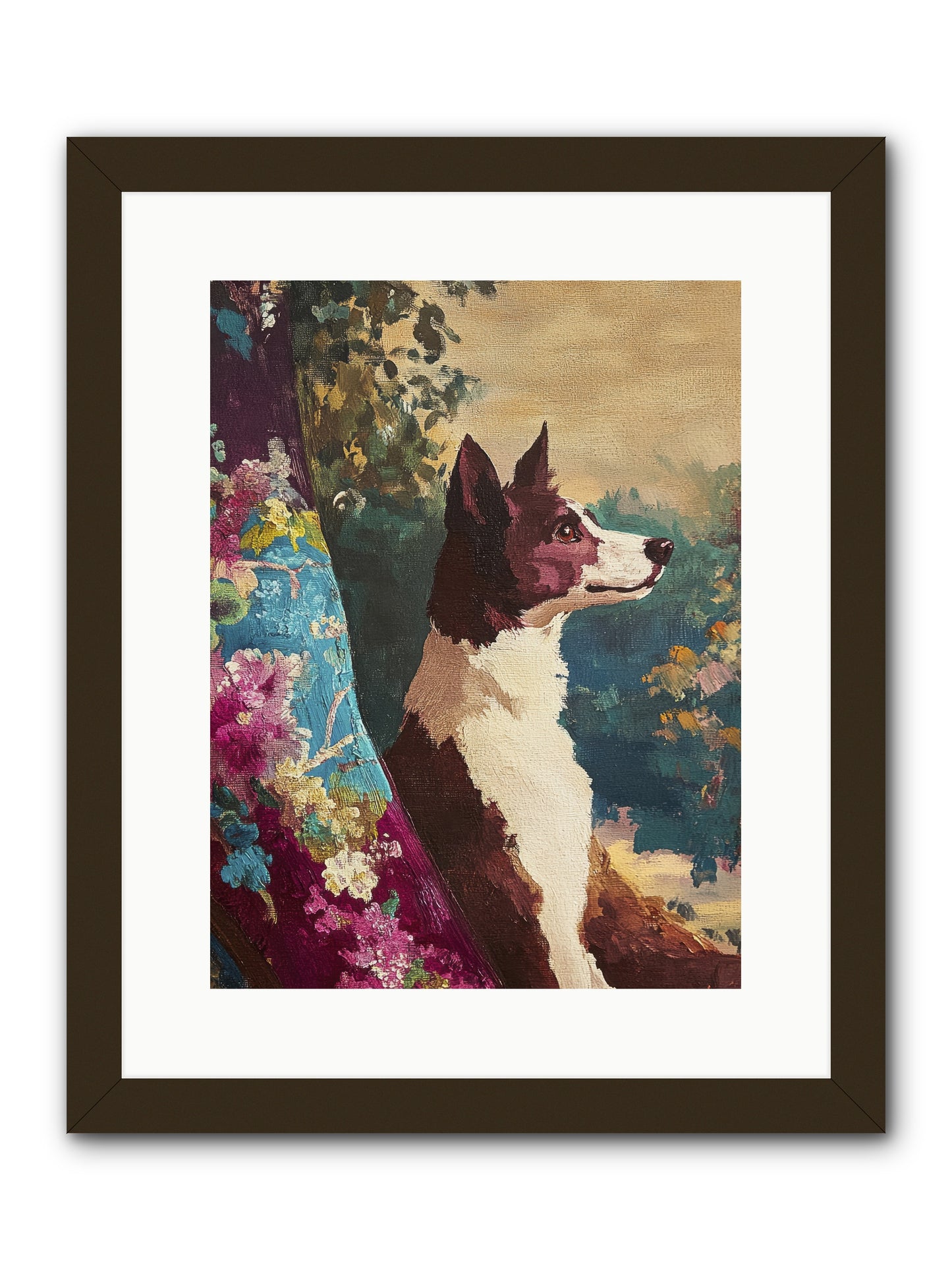 River -- Framed Print - Black 12x16