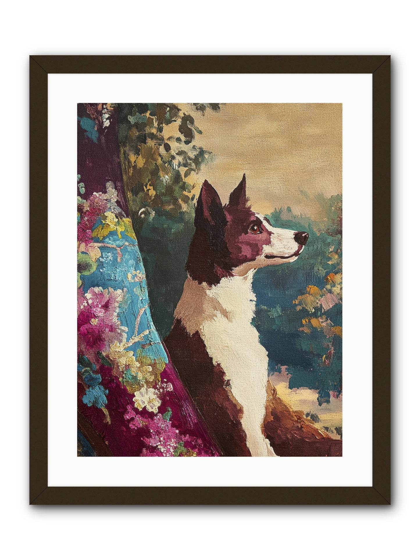 River -- Framed Print - Black 18x24