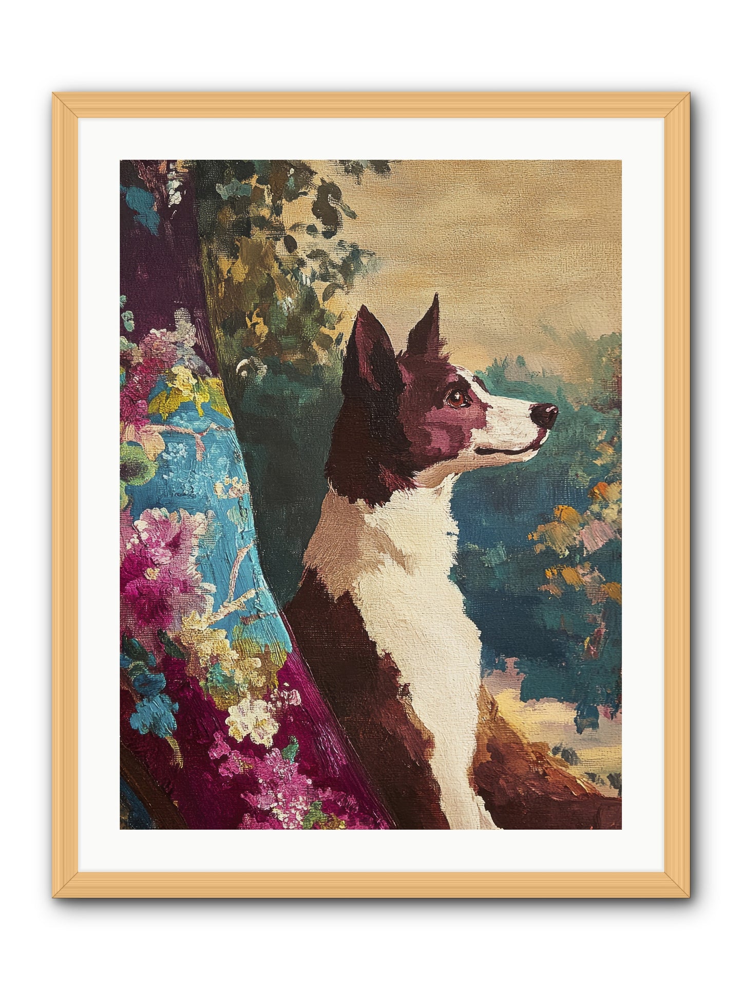 River -- Framed Print - Natural 24x32