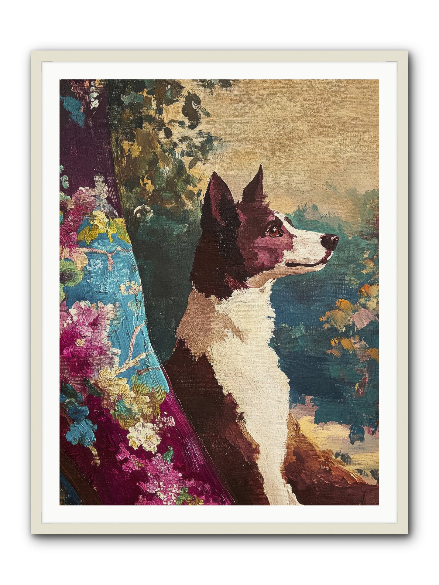 River -- Framed Print - White 36x48