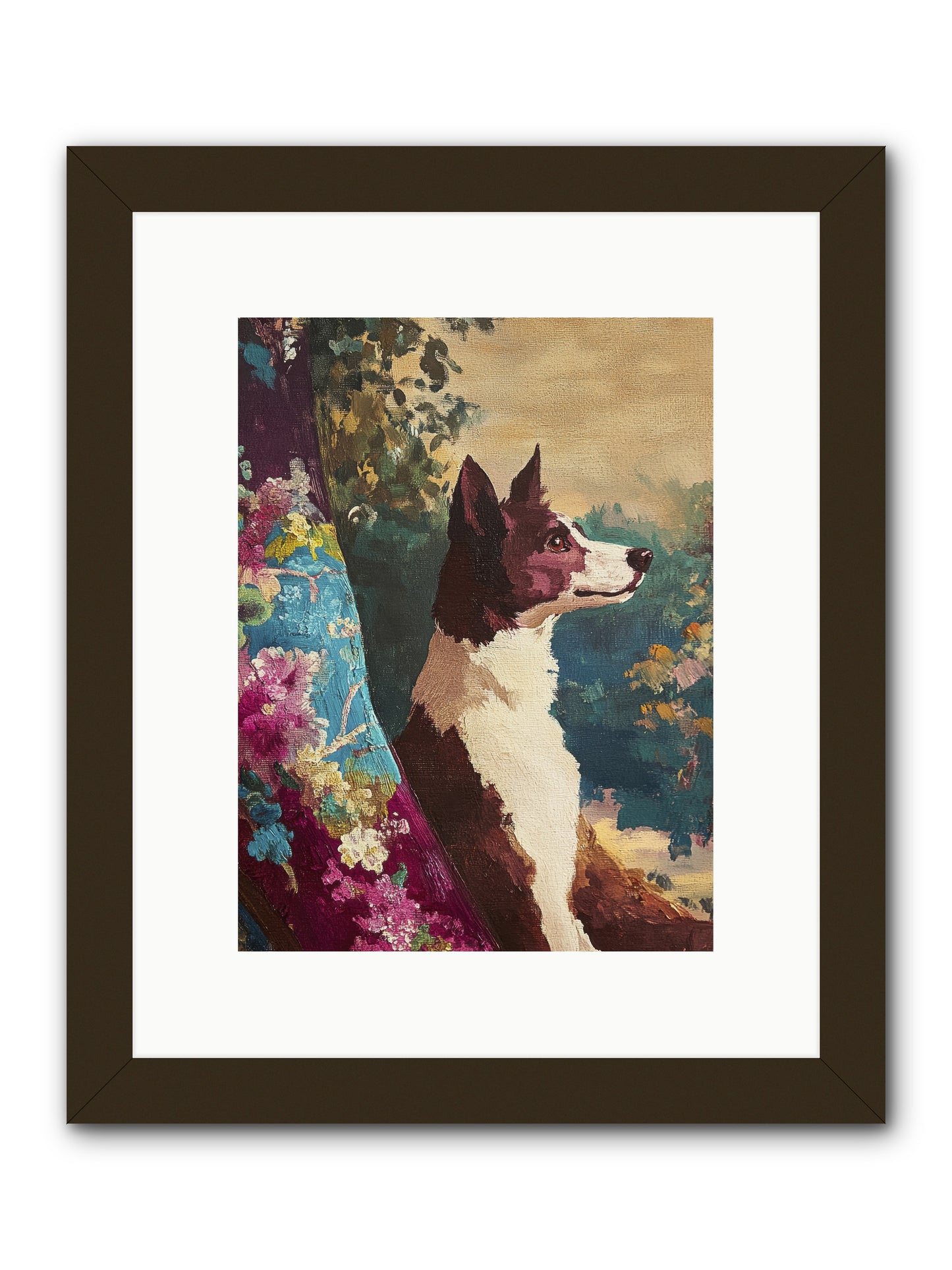 River -- Framed Print - Black 9x12