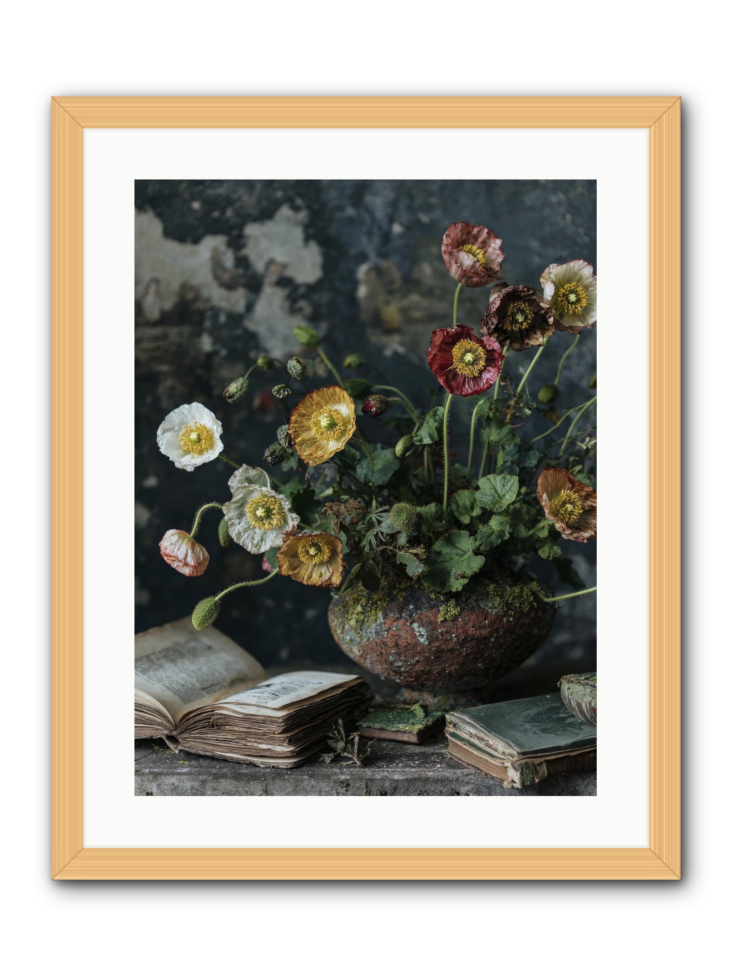 Rivers Edge -- Framed Print - Natural 18x24