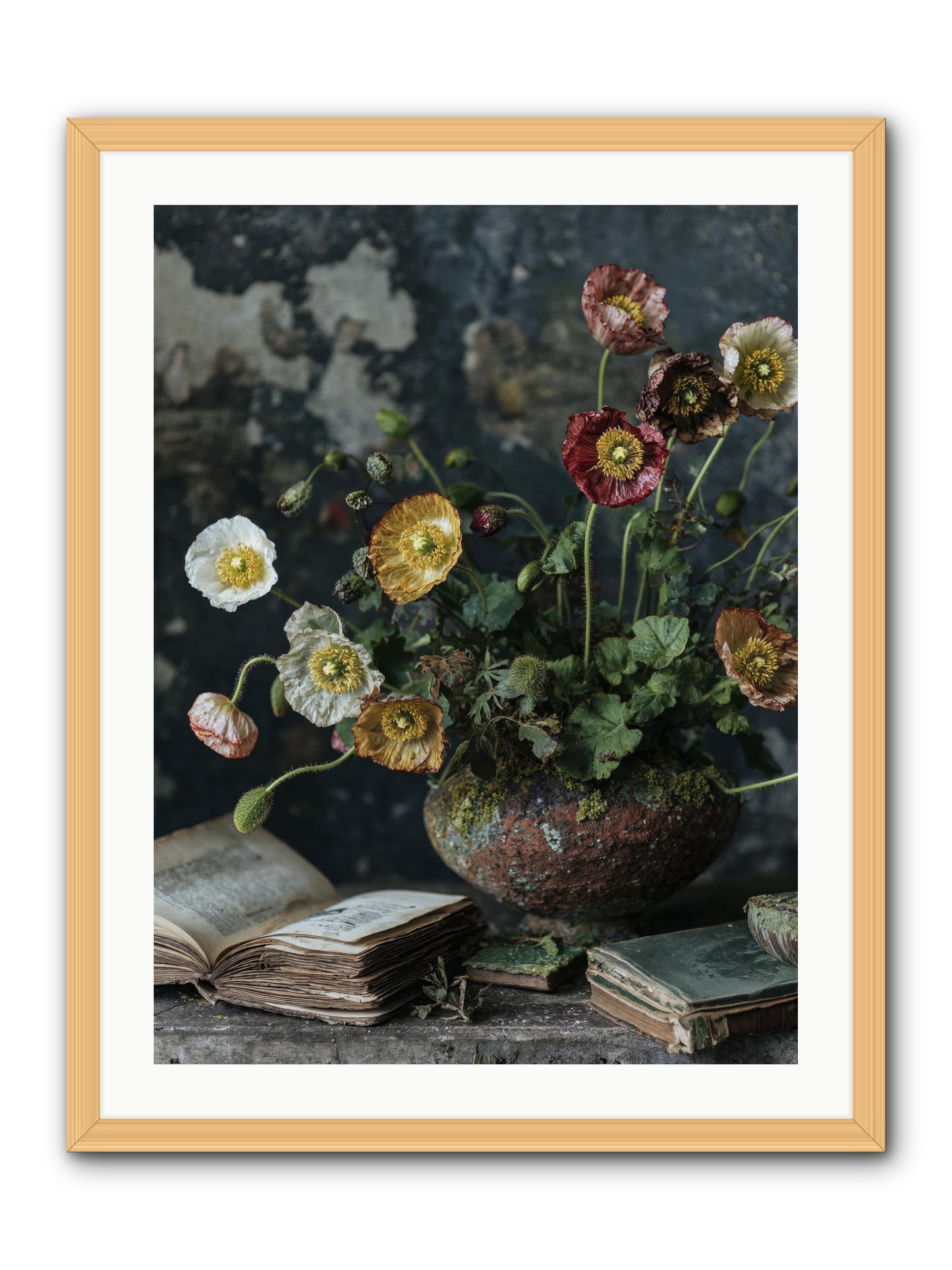 Rivers Edge -- Framed Print - Natural 24x32