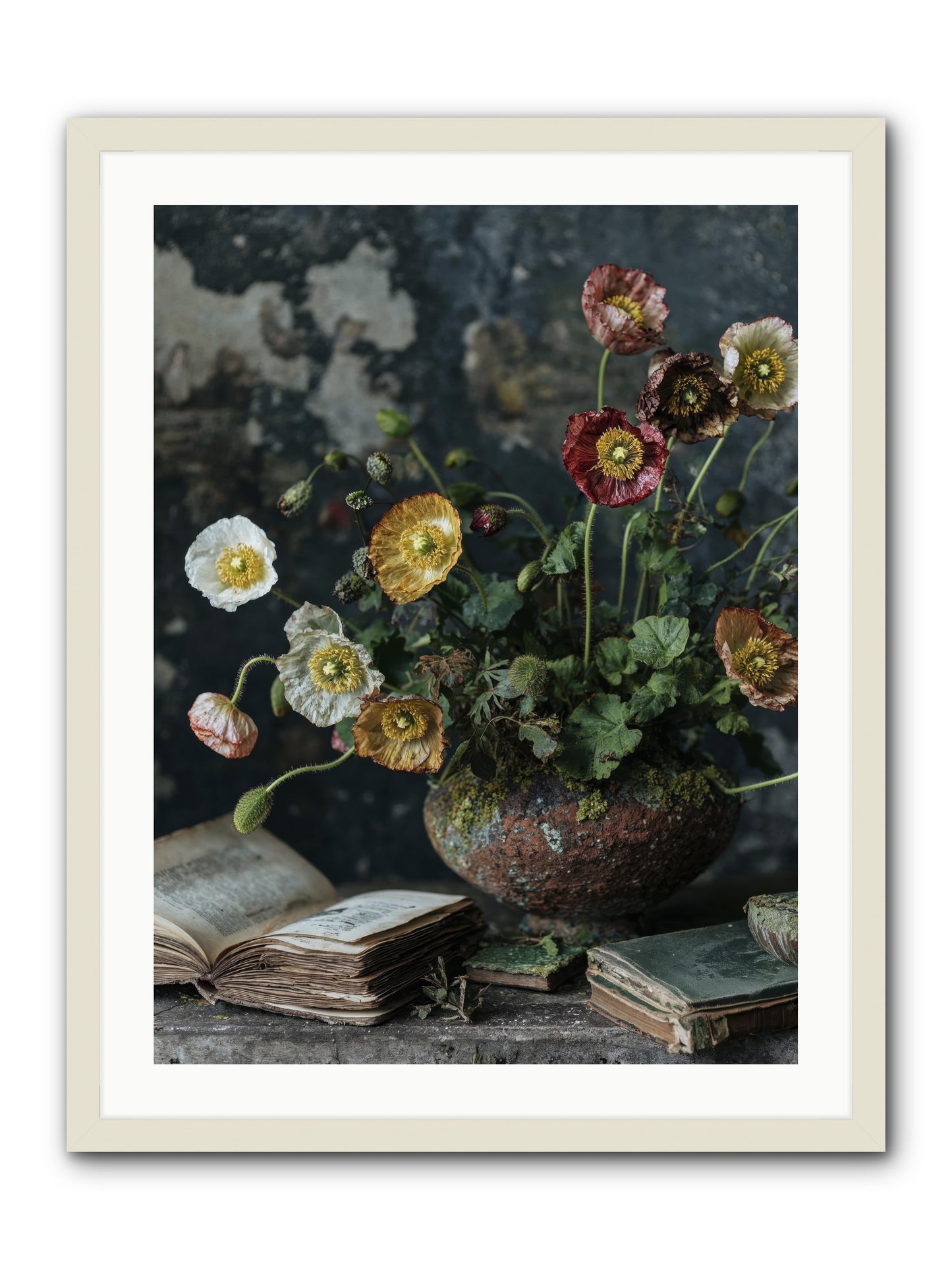 Rivers Edge -- Framed Print - White 24x32