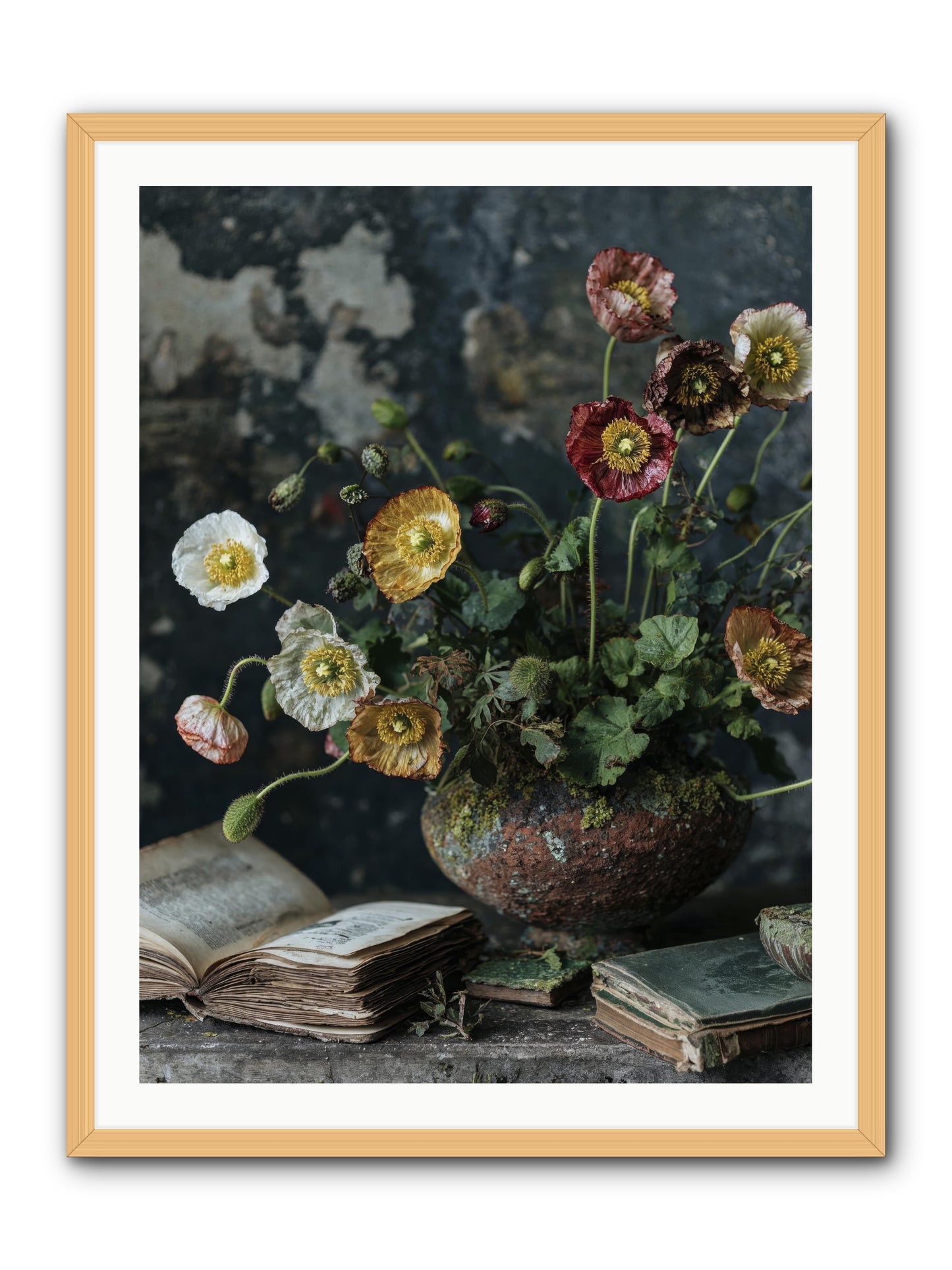 Rivers Edge -- Framed Print - Natural 30x40