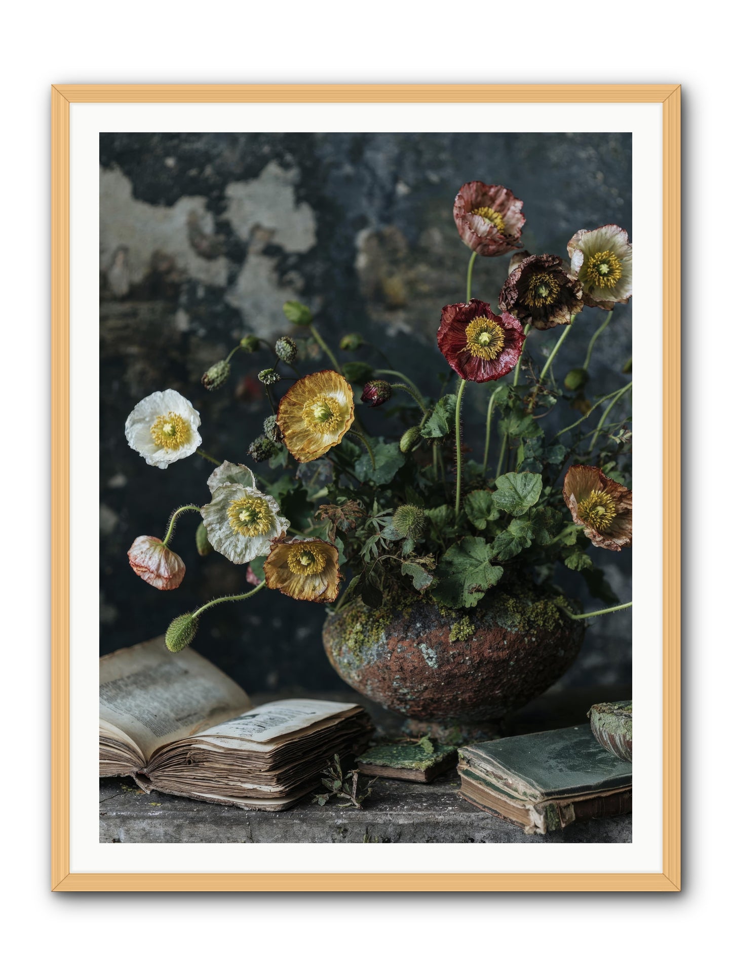 Rivers Edge -- Framed Print - Natural 36x48