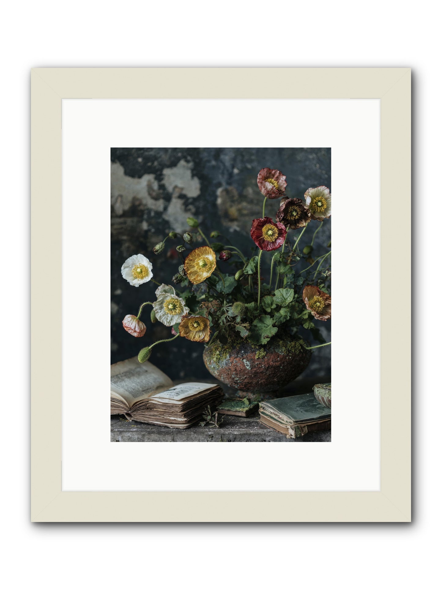 Rivers Edge -- Framed Print - White 9x12