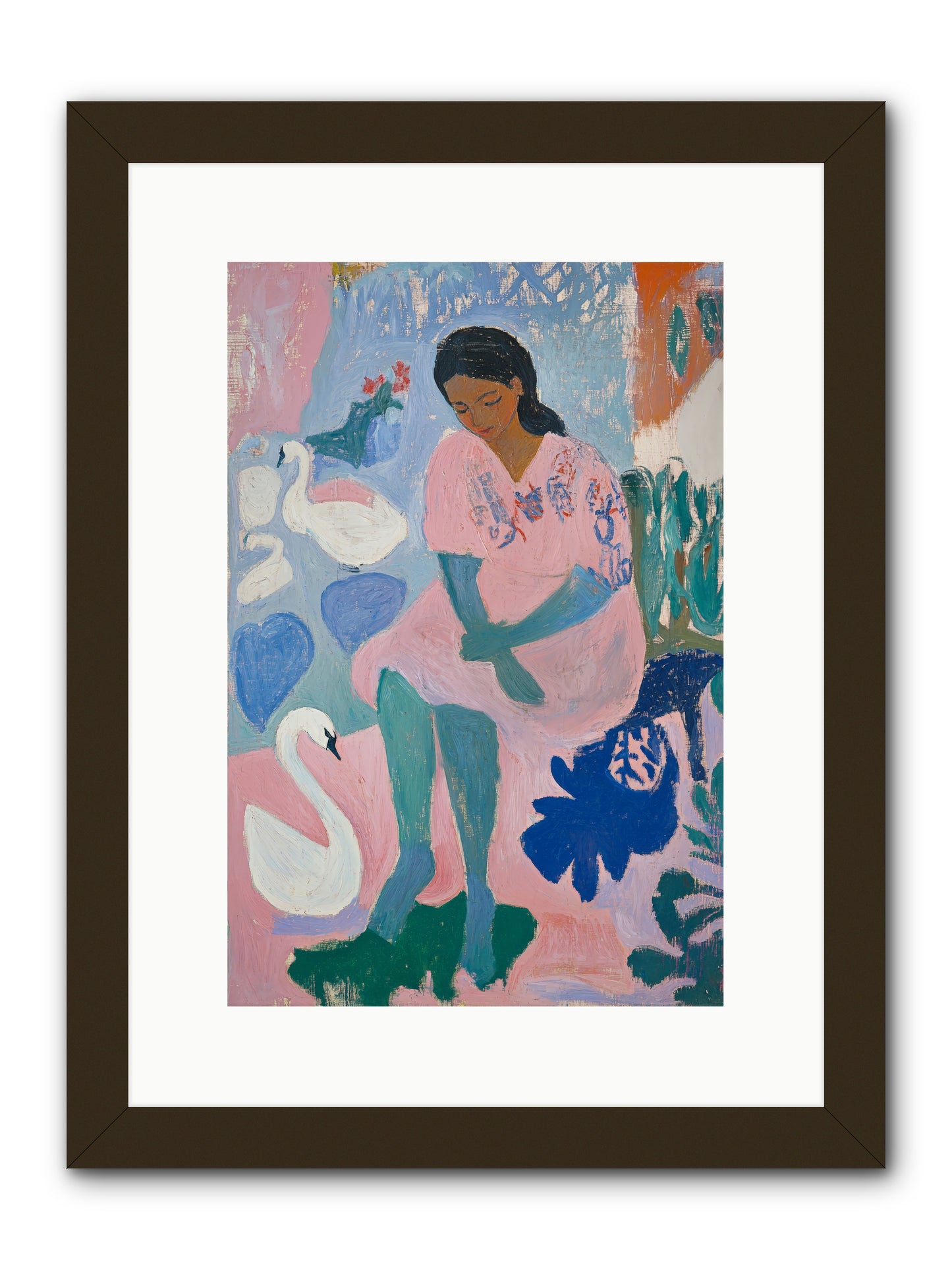 Riverside Portrait -- Framed Print - Black 10x15