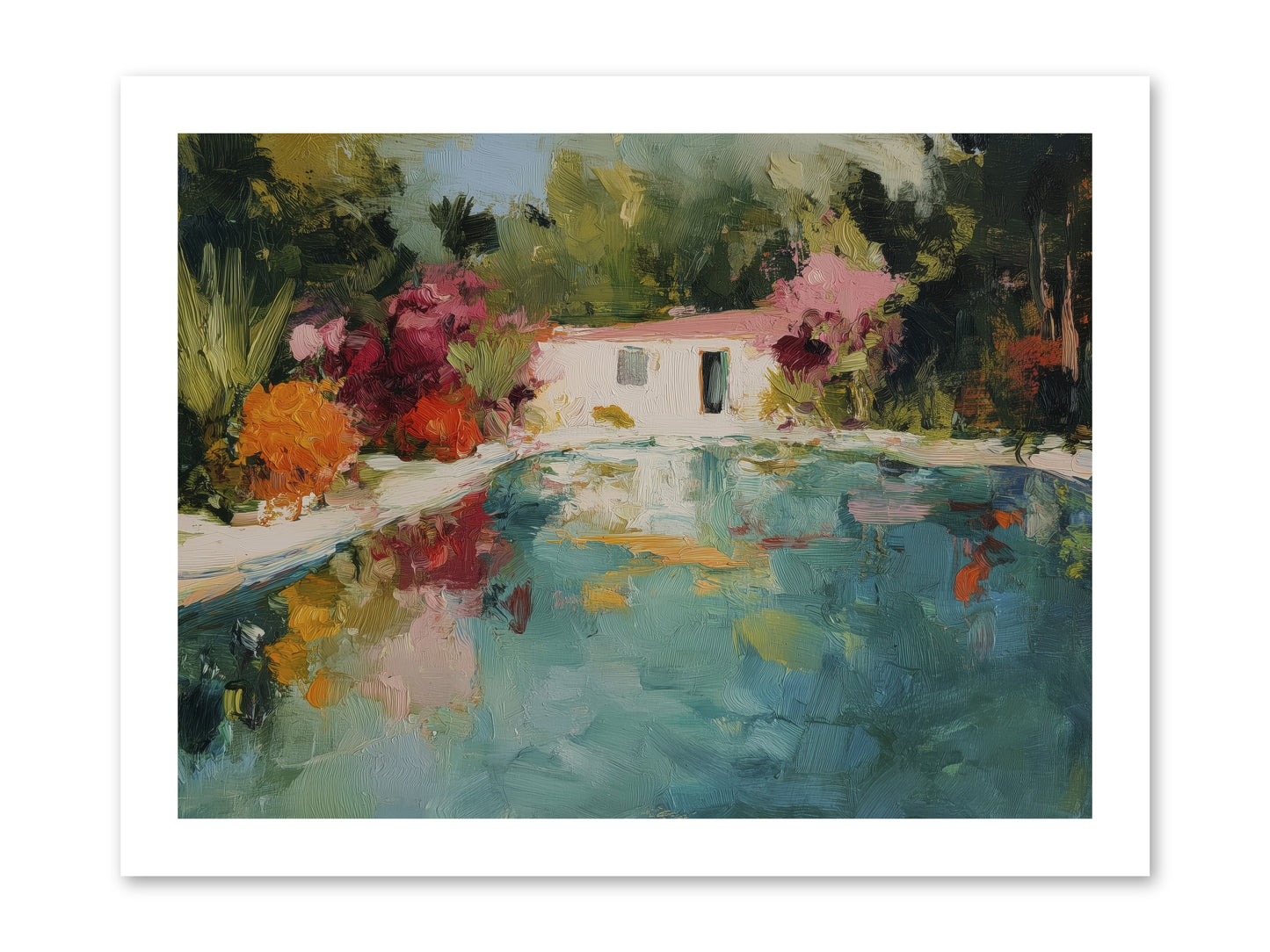 Riviera Relaxation -- Paper Print 16x12