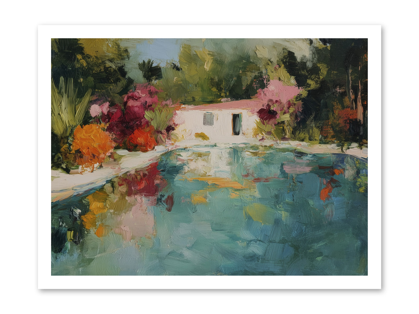 Riviera Relaxation -- Loose Canvas Print 24x18