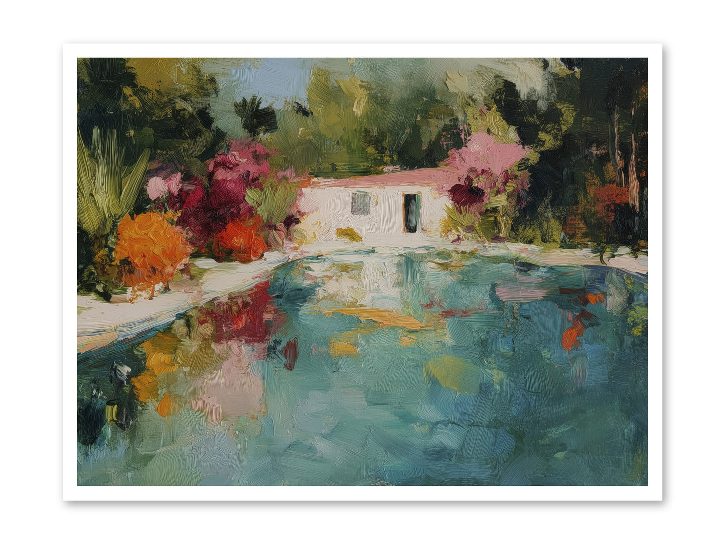 Riviera Relaxation -- Loose Canvas Print 40x30
