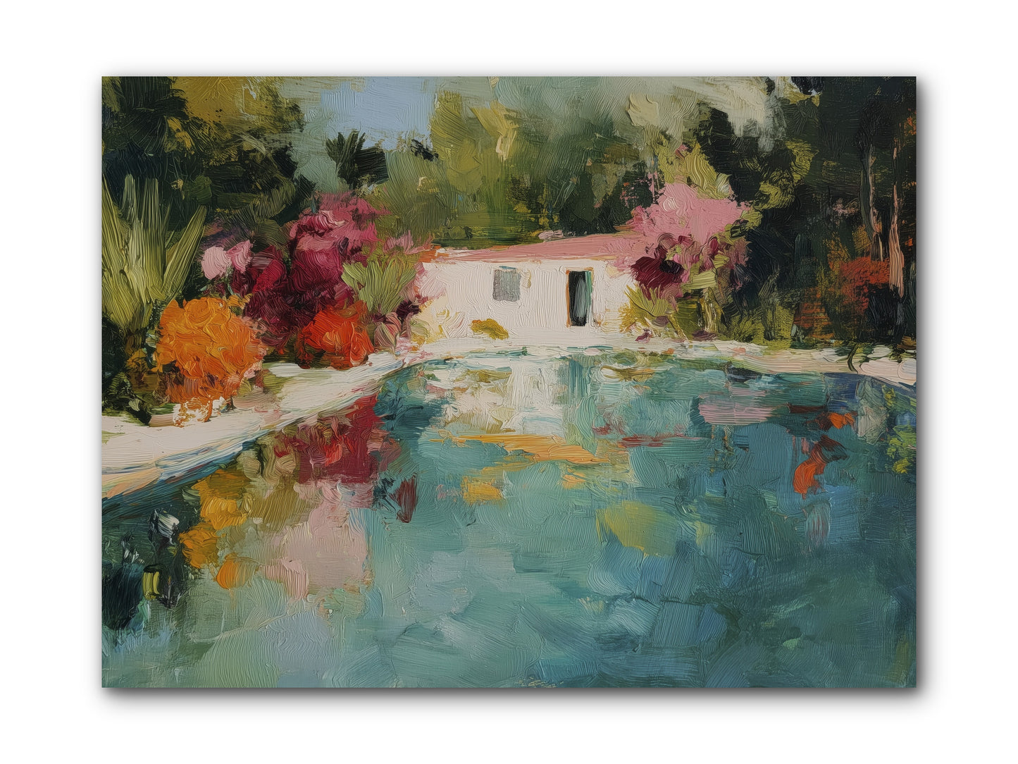 Riviera Relaxation -- Wrapped Canvas 12x9