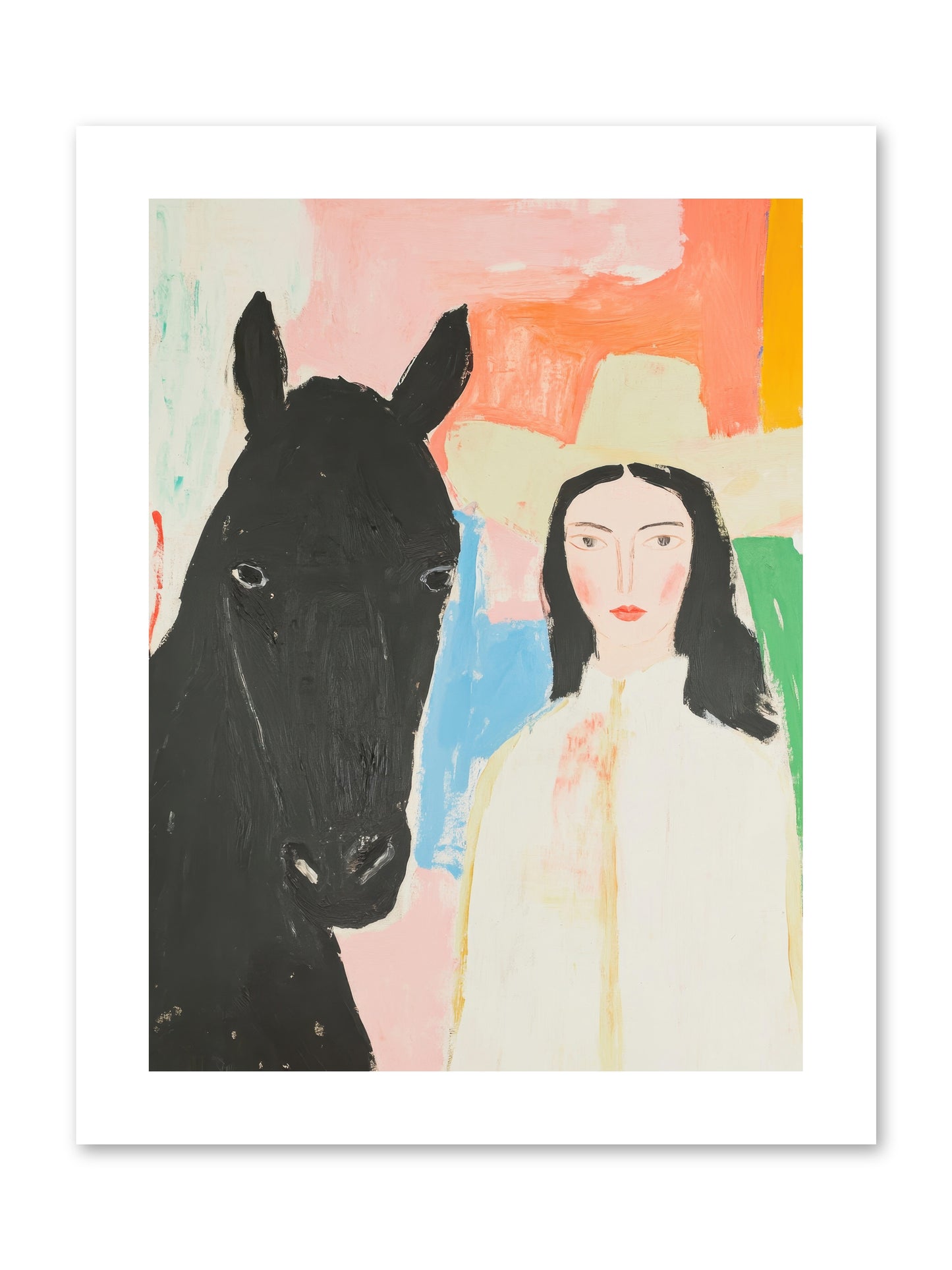Rodeo Heart -- Paper Print 9x12
