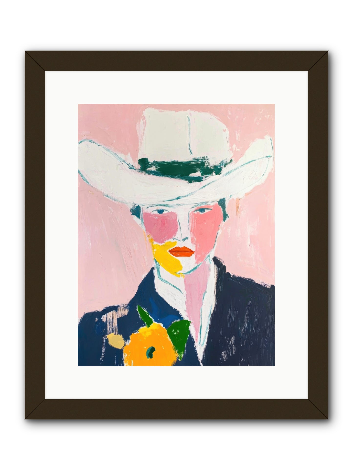 Rodeo Roots -- Framed Print - Black 12x16