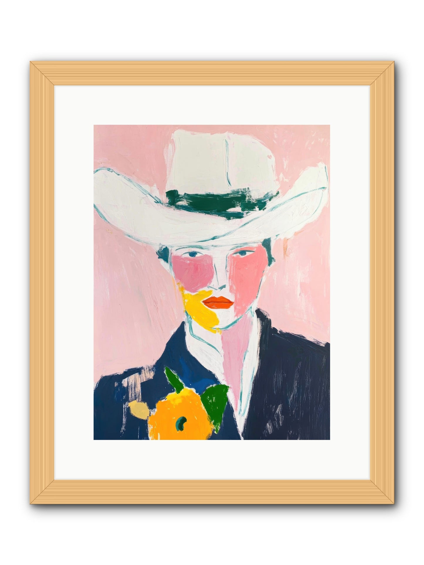 Rodeo Roots -- Framed Print - Natural 12x16