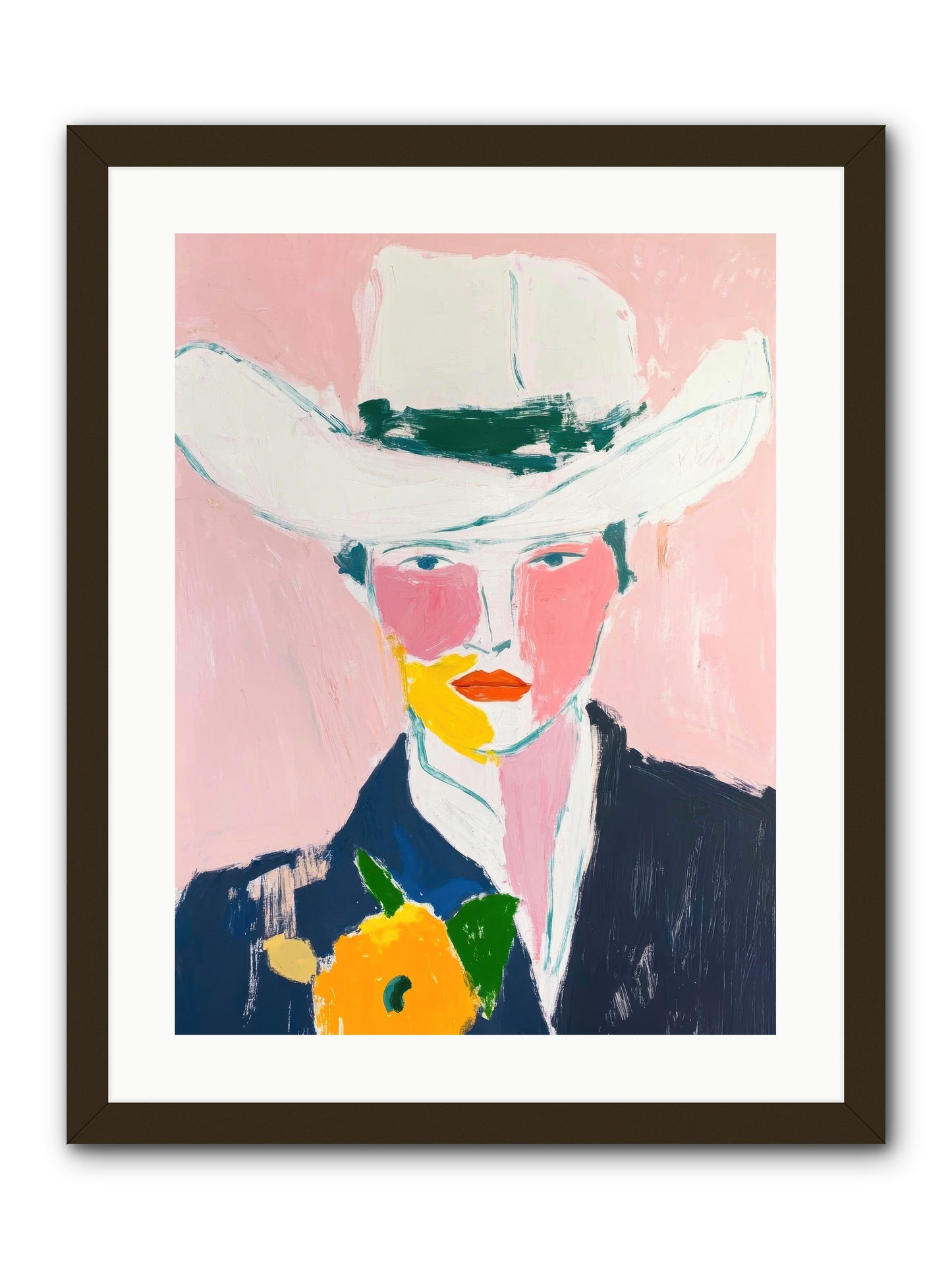 Rodeo Roots -- Framed Print - Black 18x24