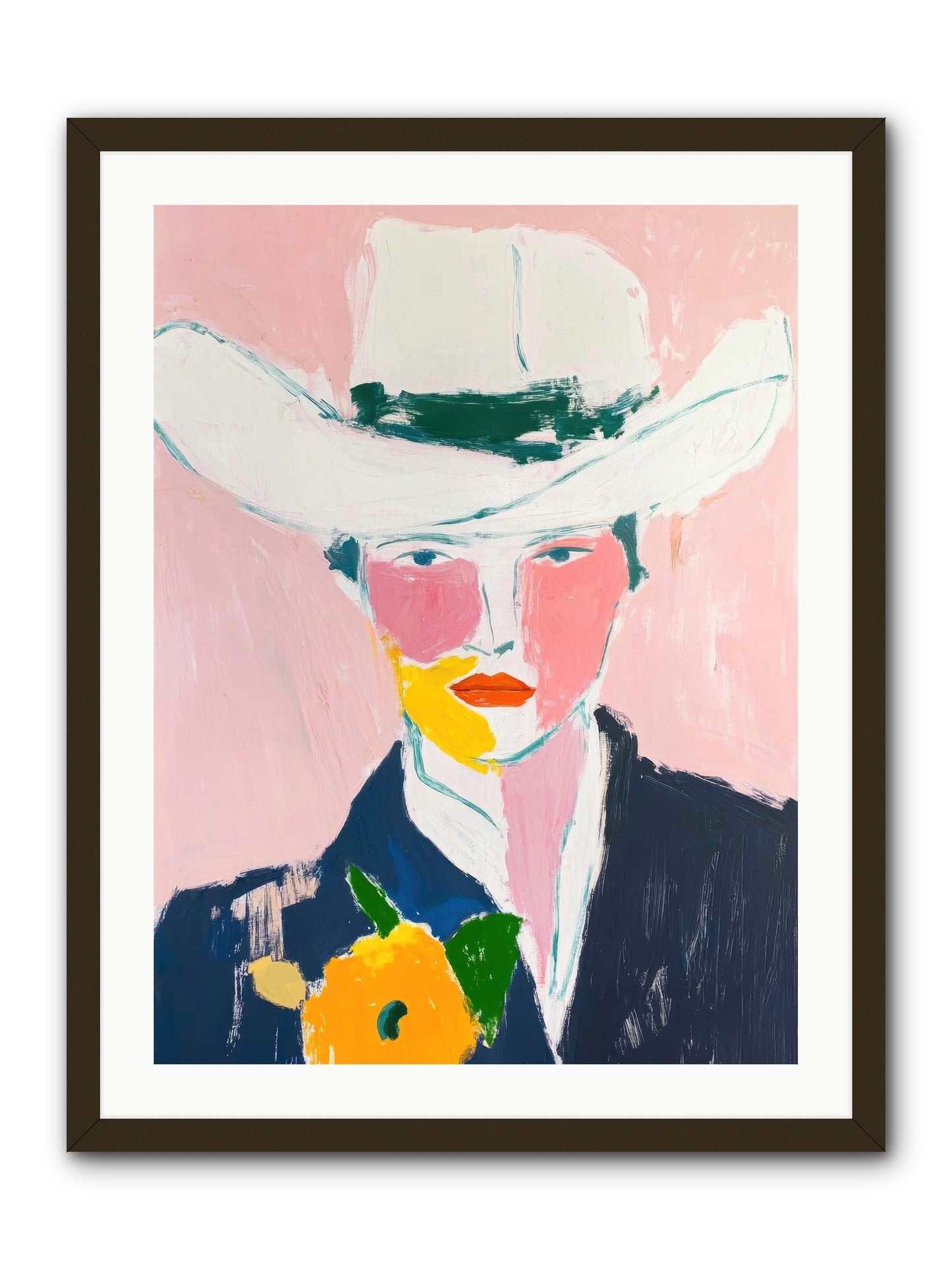 Rodeo Roots -- Framed Print - Black 24x32