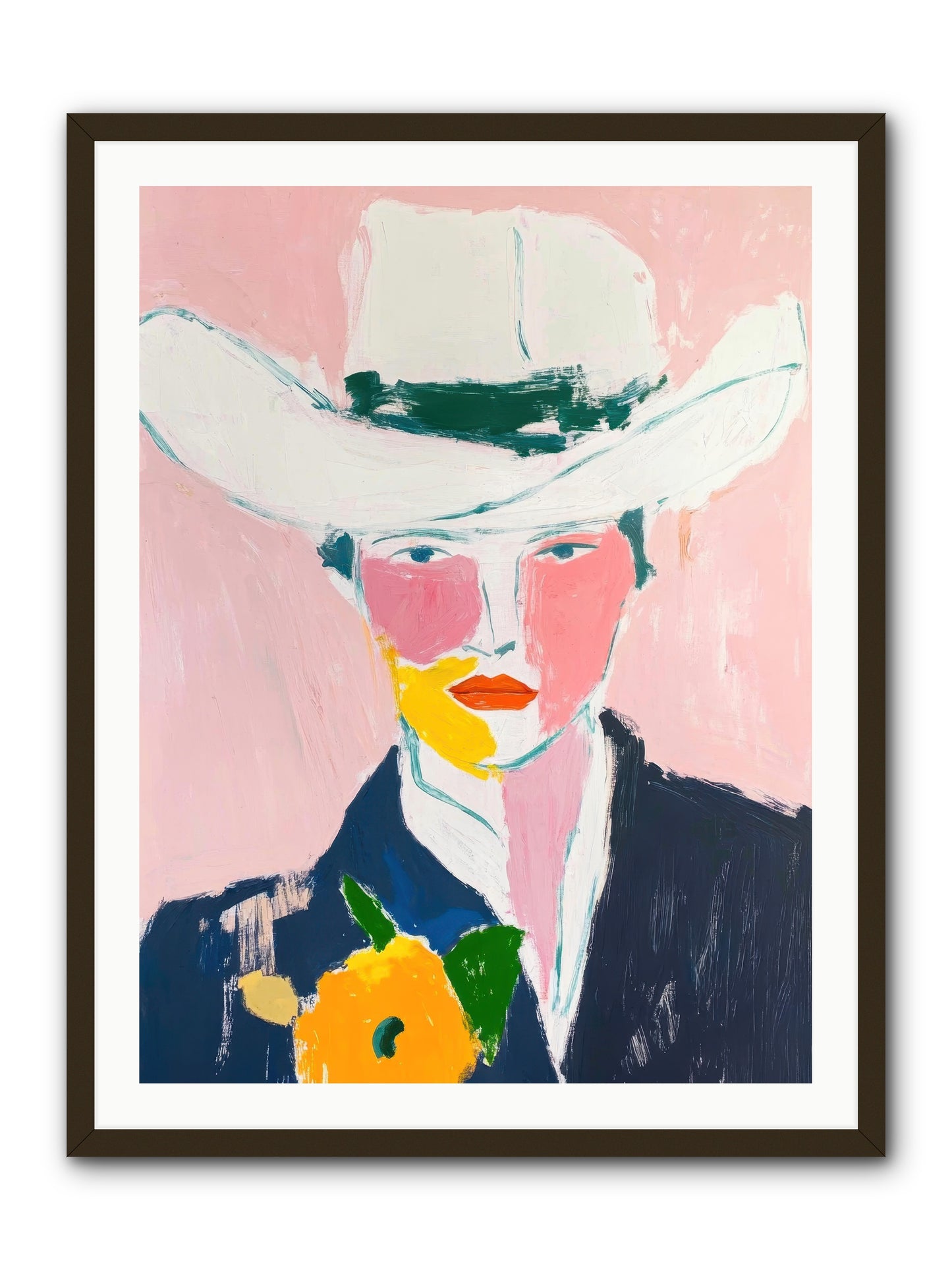 Rodeo Roots -- Framed Print - Black 30x40