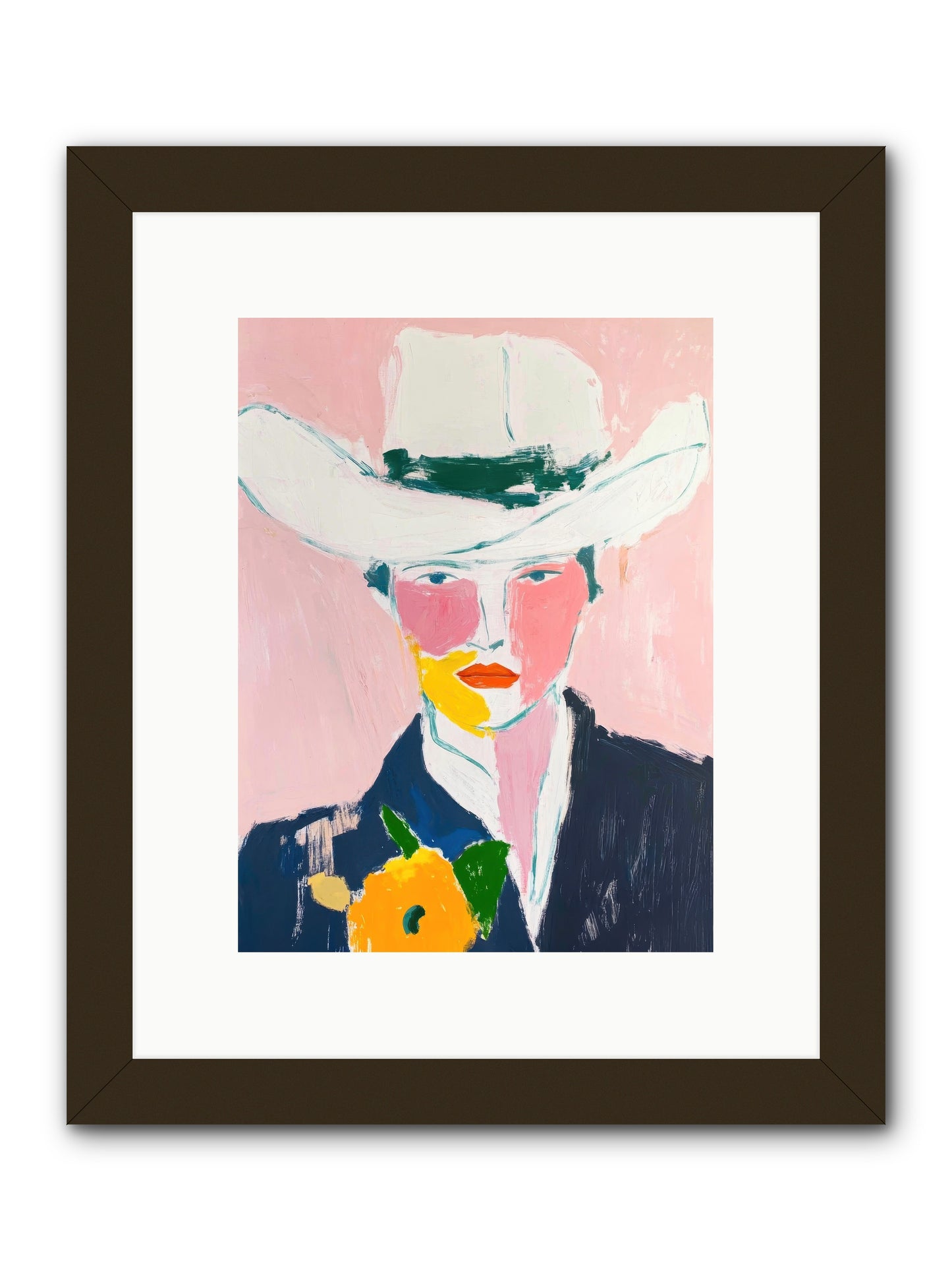 Rodeo Roots -- Framed Print - Black 9x12
