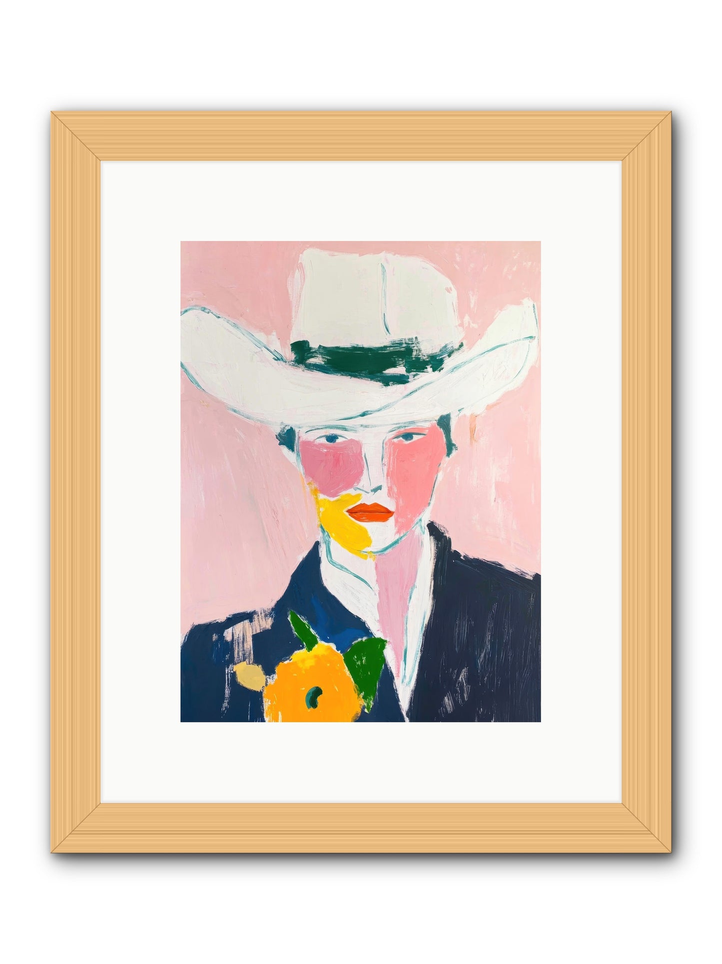 Rodeo Roots -- Framed Print - Natural 9x12