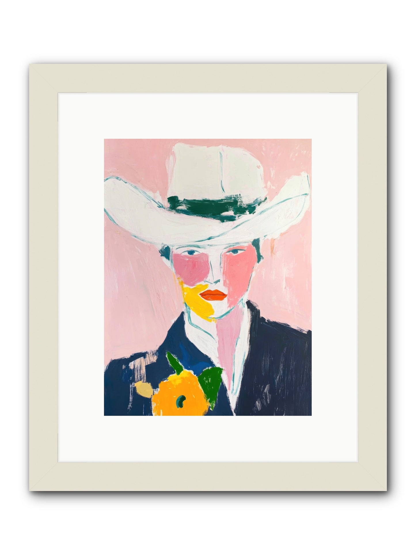 Rodeo Roots -- Framed Print - White 9x12