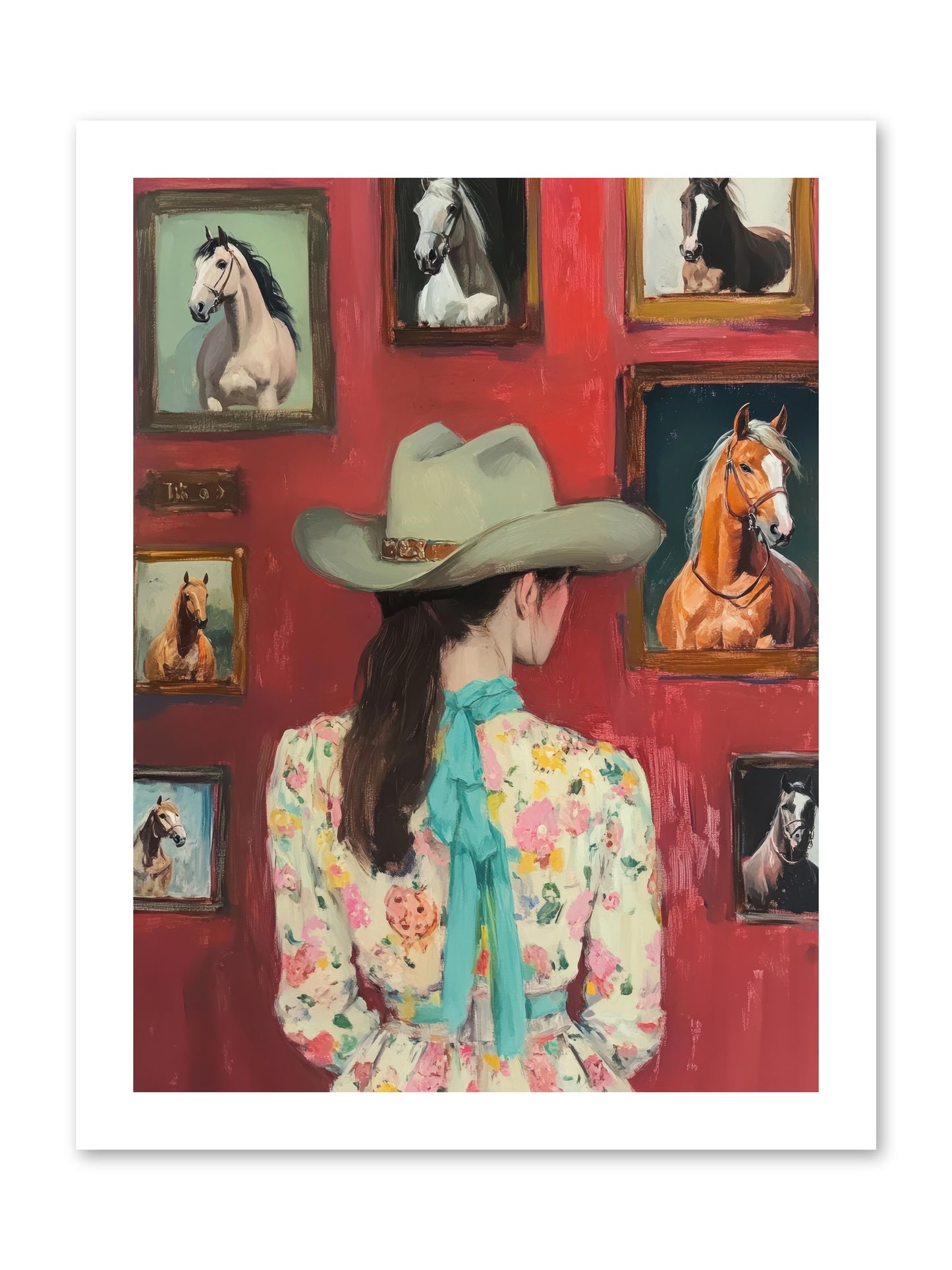 Rodeo Sweetheart -- Paper Print 12x16
